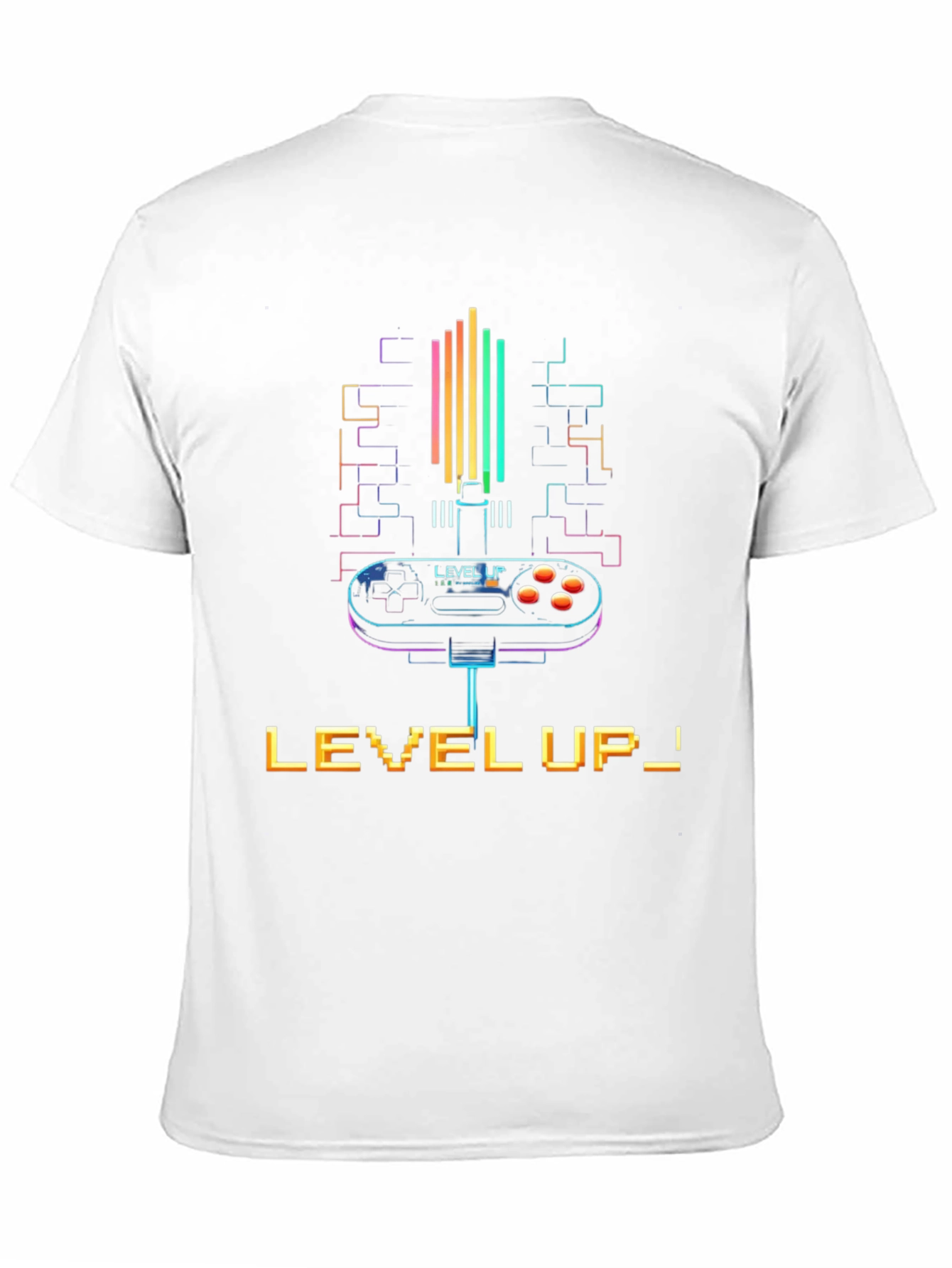 Level Up! Retro Gamer Black T-Shirt