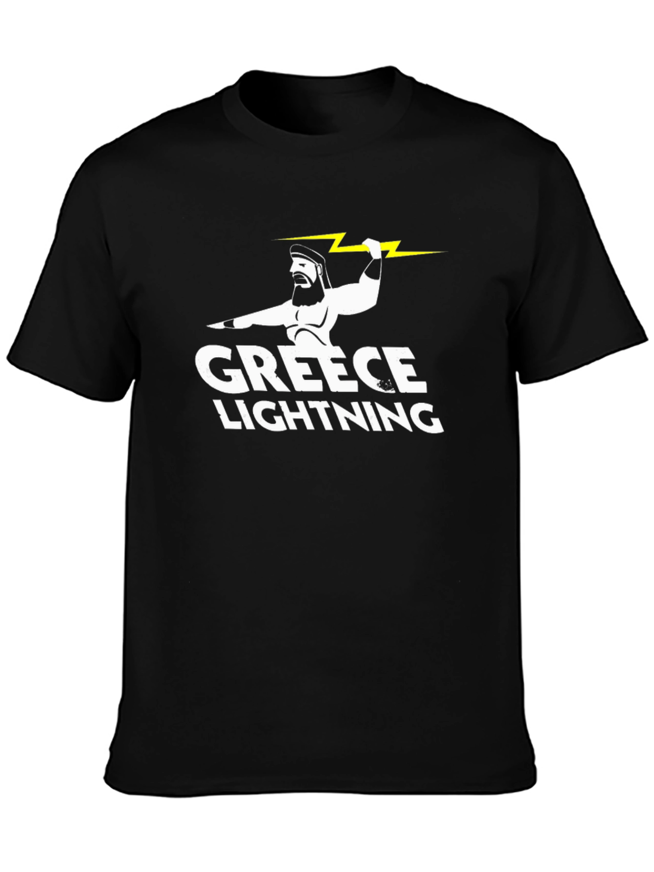 Greece Lightning Zeus Graphic T-Shirt