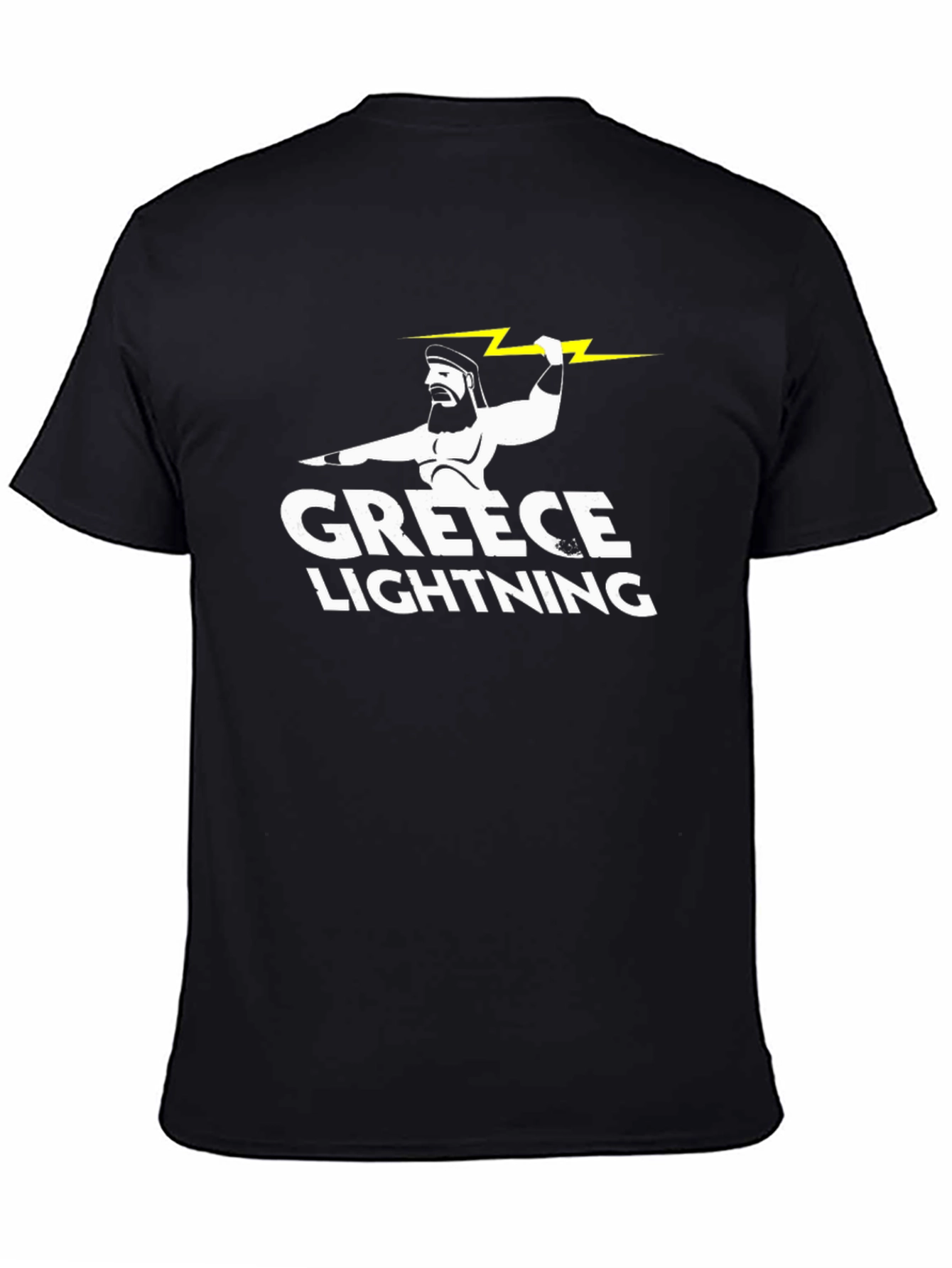 Greece Lightning Zeus Graphic T-Shirt