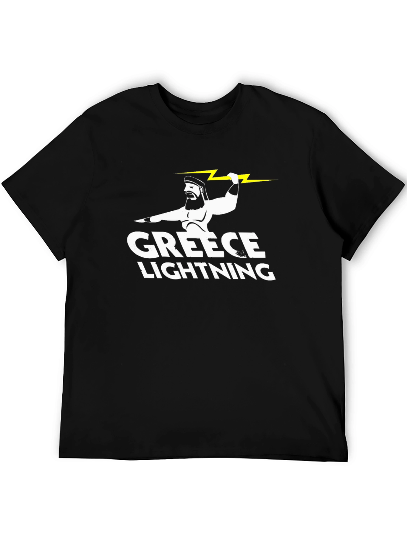 Greece Lightning Zeus Graphic T-Shirt