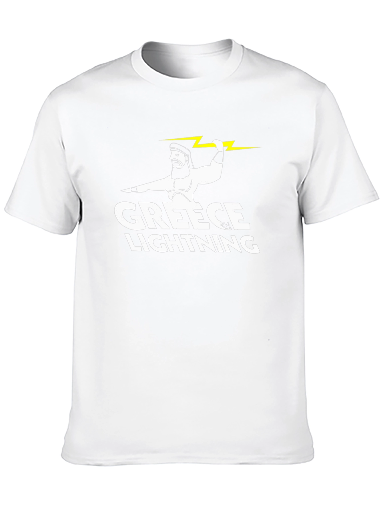 Greece Lightning Zeus Graphic T-Shirt