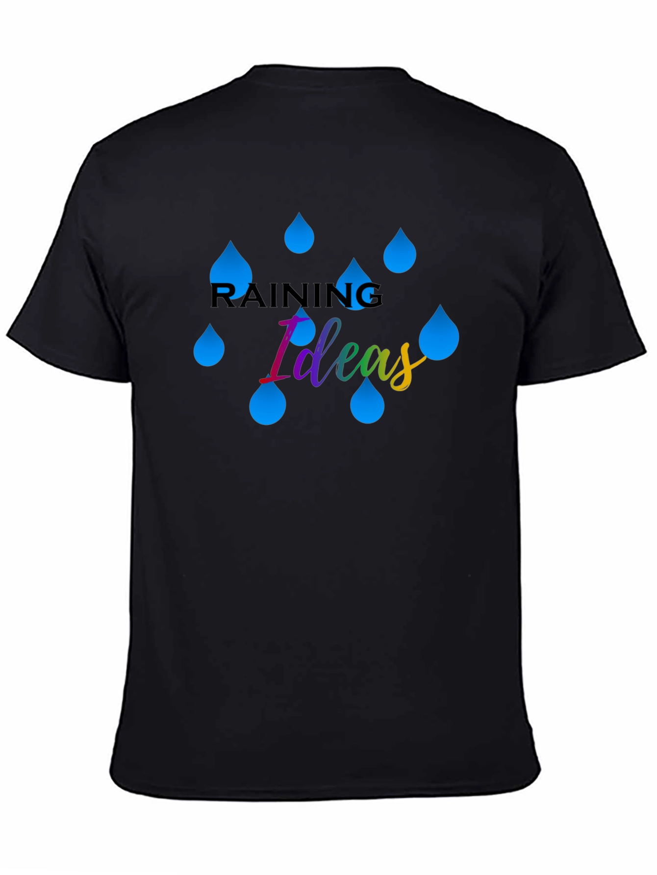 Raining Ideas Graphic T-Shirt - Creative Thinking Tee