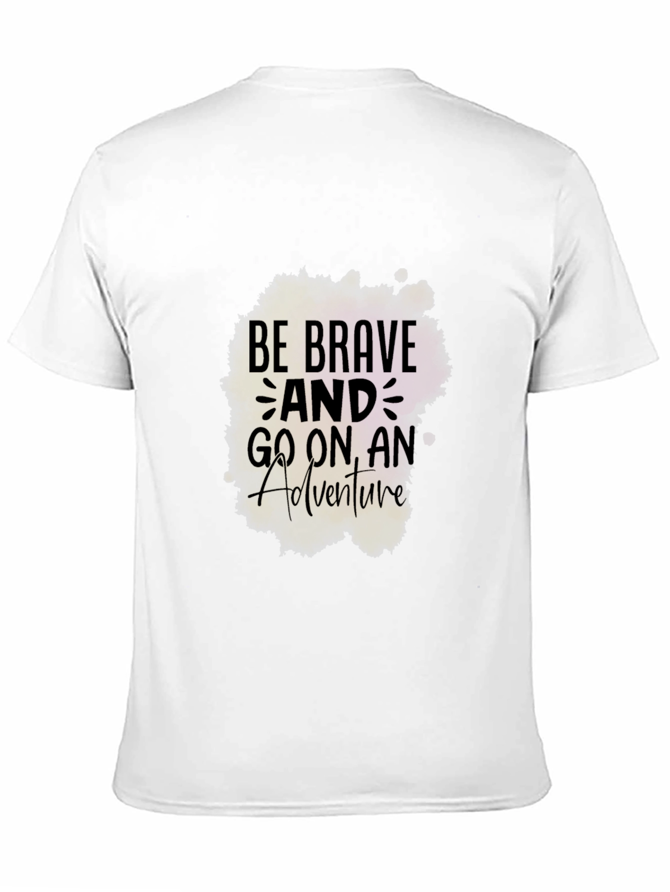 Brave Adventure Black Graphic Tee