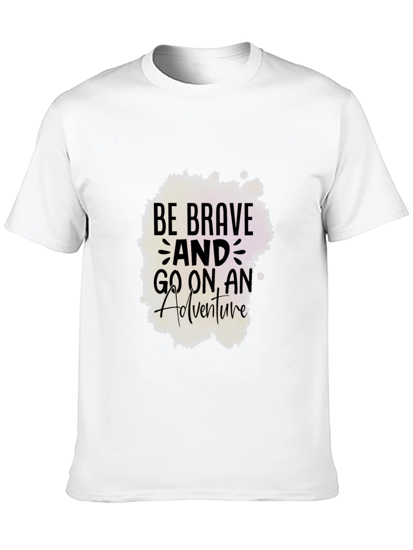 Brave Adventure Black Graphic Tee