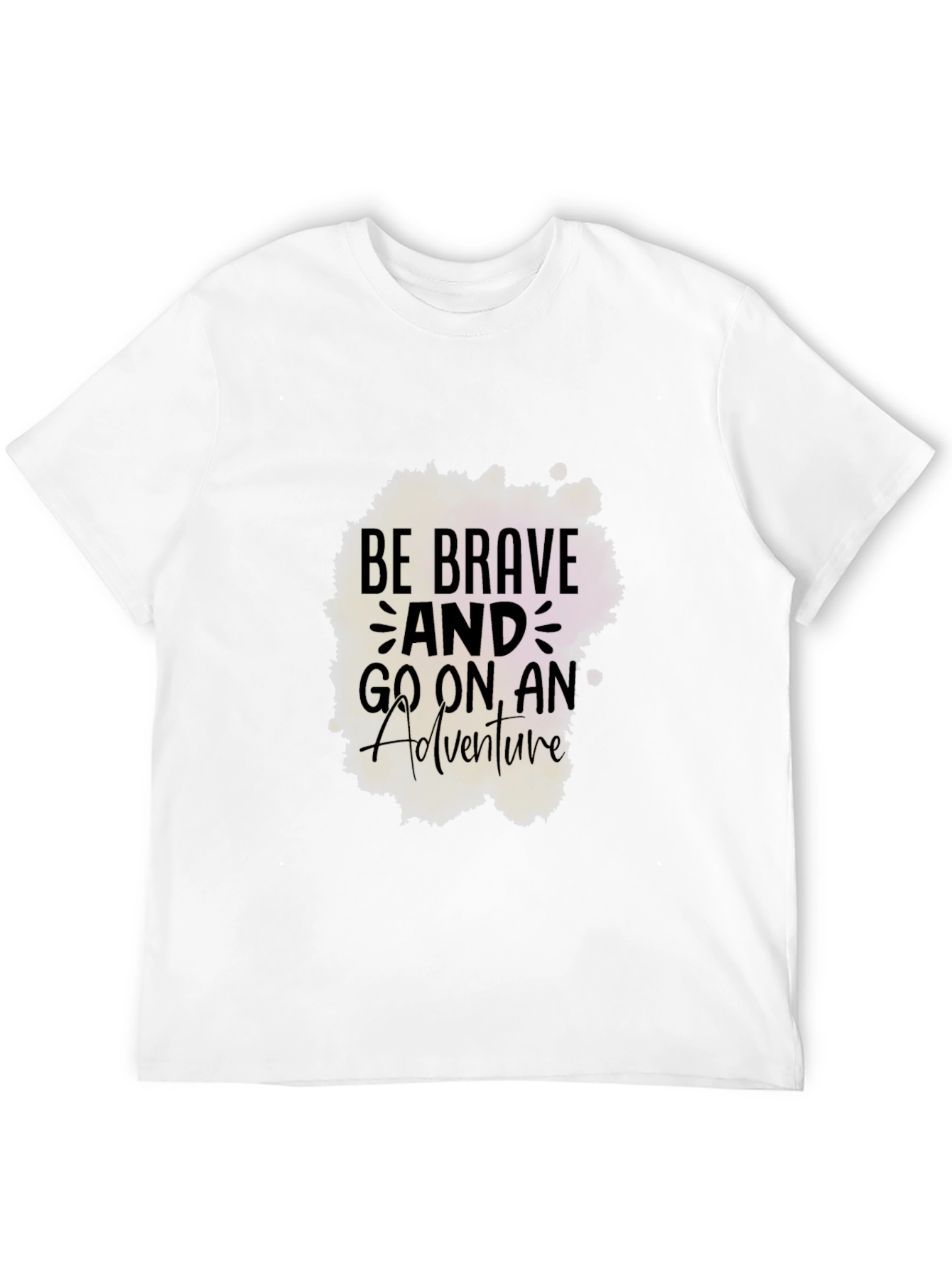 Brave Adventure Black Graphic Tee