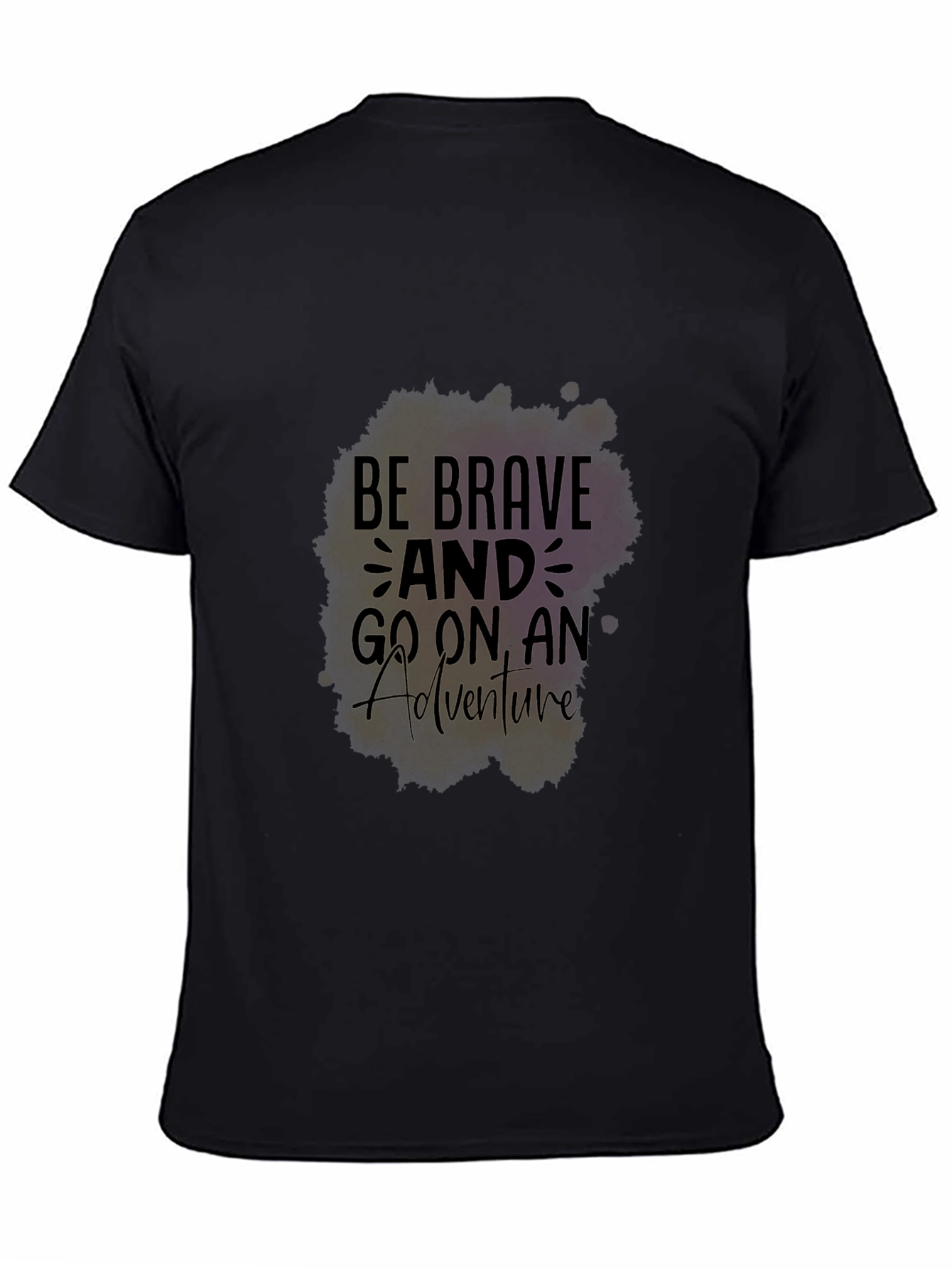 Brave Adventure Black Graphic Tee