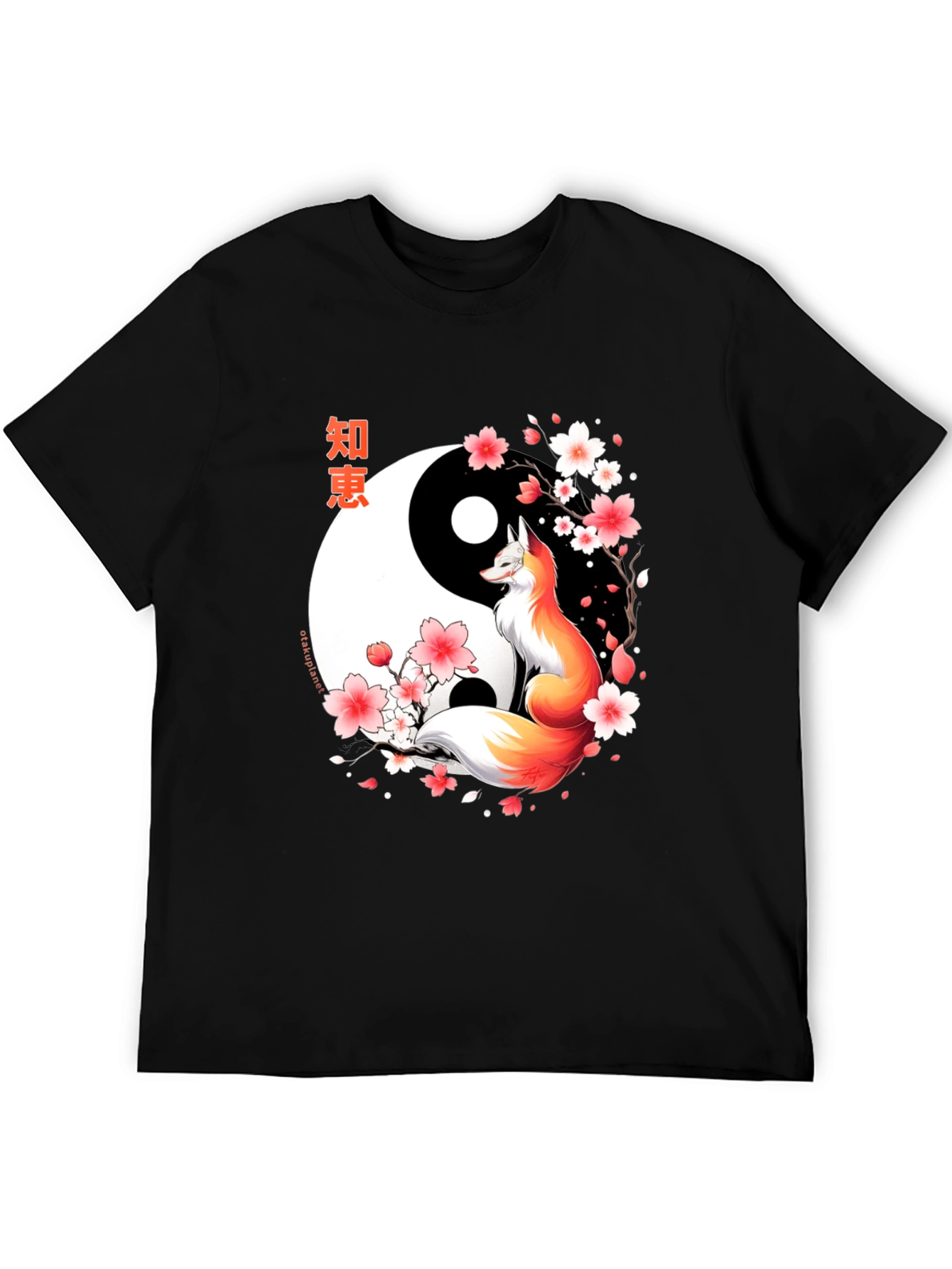 Yin Yang Fox T-Shirt - Japanese Inspired Design