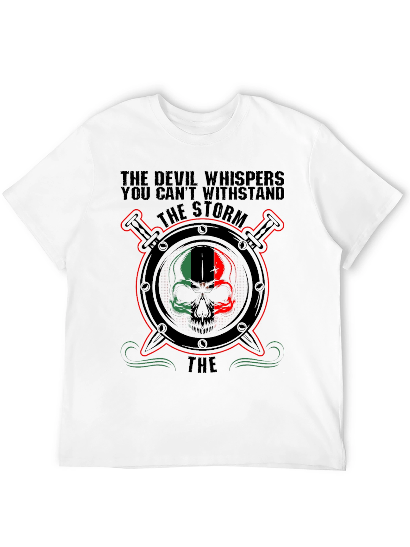 Devil Storm Skull T-Shirt