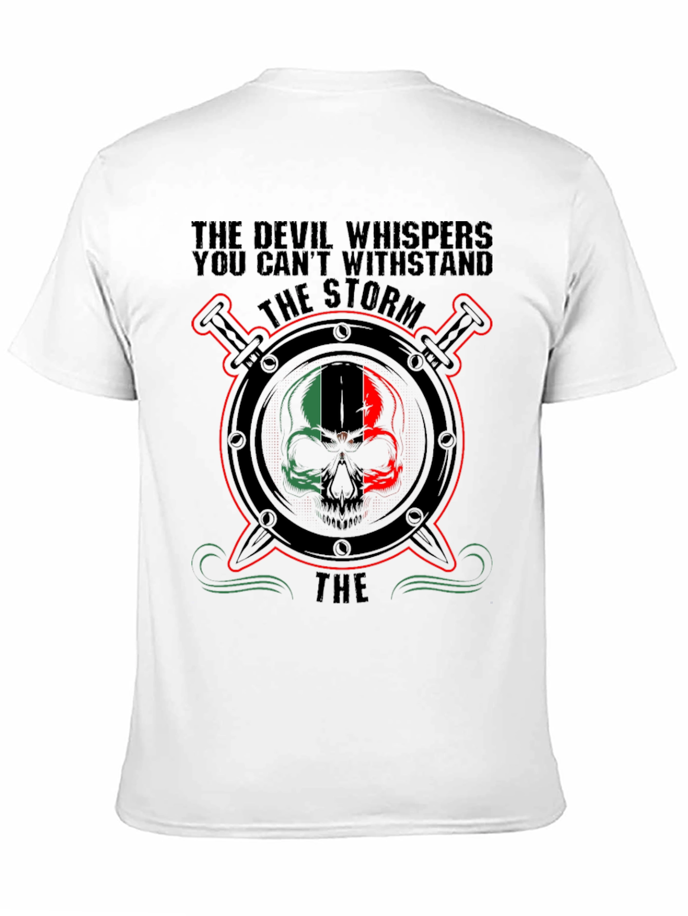 Devil Storm Skull T-Shirt