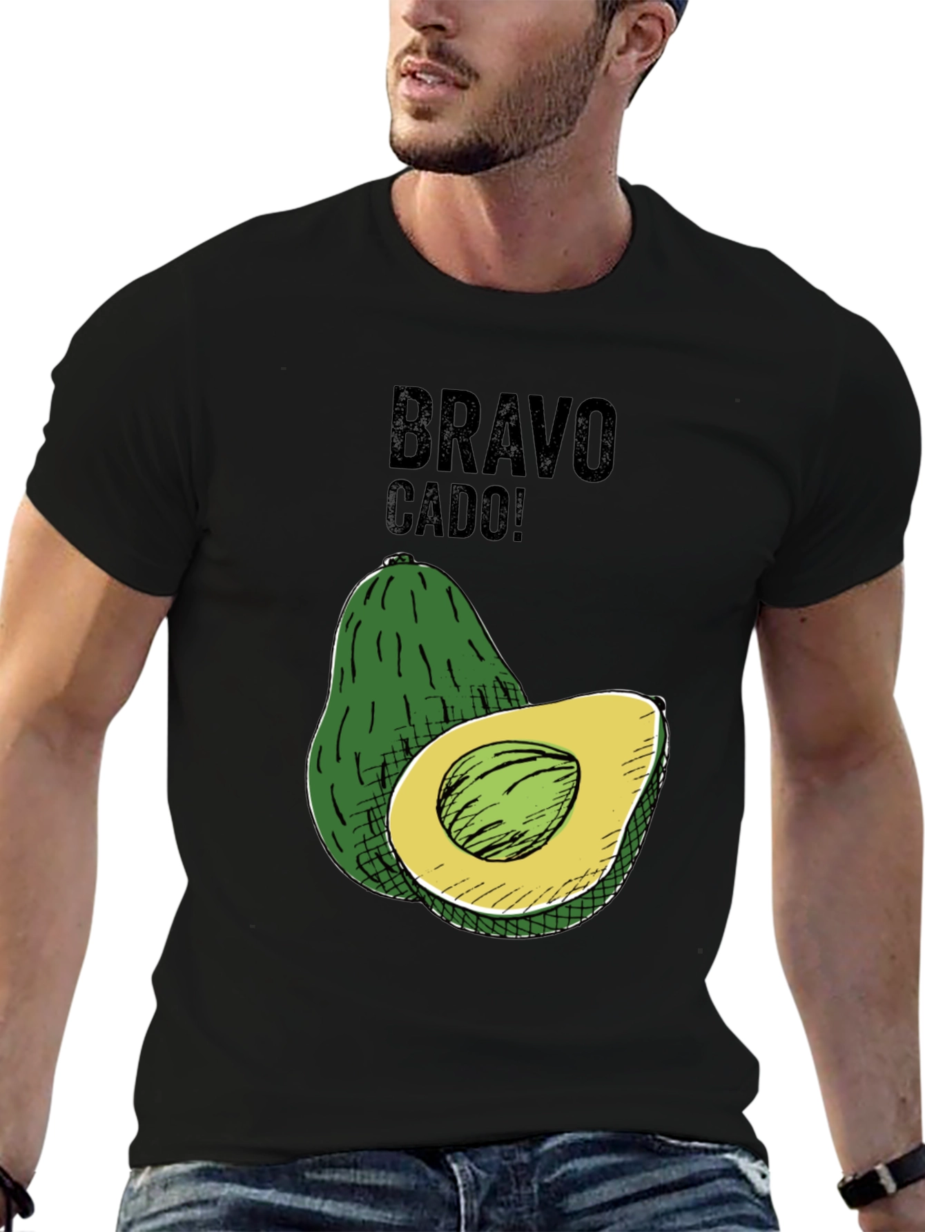 Bravo-cado Avocado T-Shirt - Funny Foodie Tee