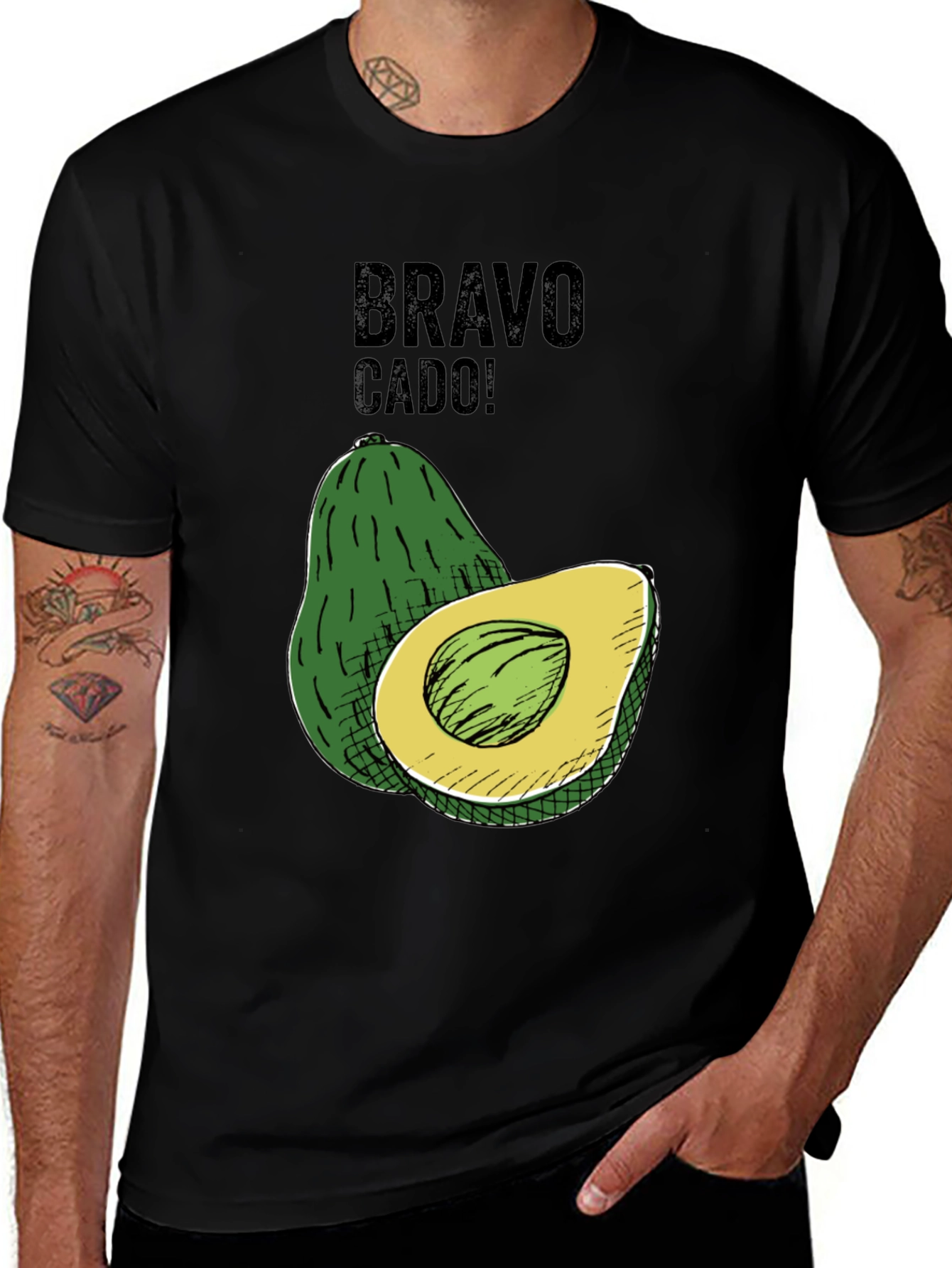 Bravo-cado Avocado T-Shirt - Funny Foodie Tee