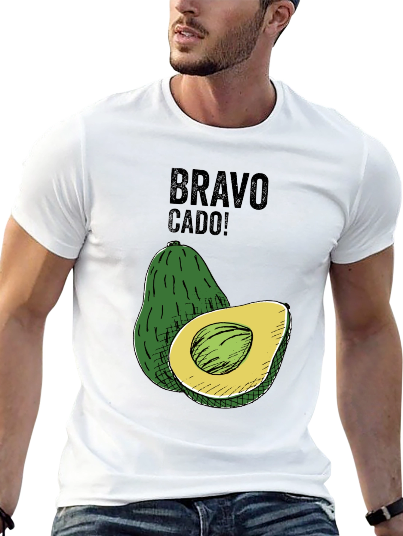 Bravo-cado Avocado T-Shirt - Funny Foodie Tee