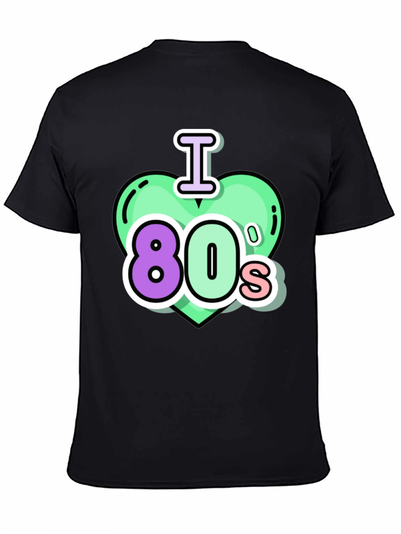 I Love the 80s Black T-Shirt