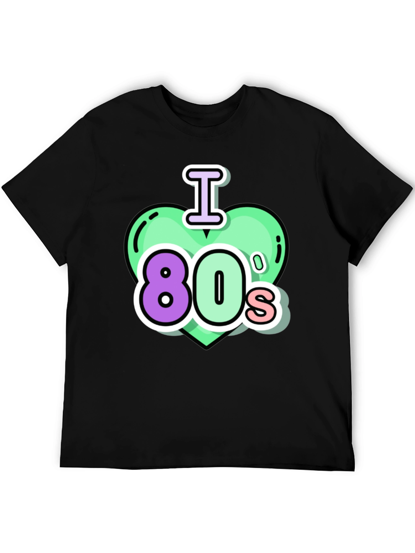 I Love the 80s Black T-Shirt