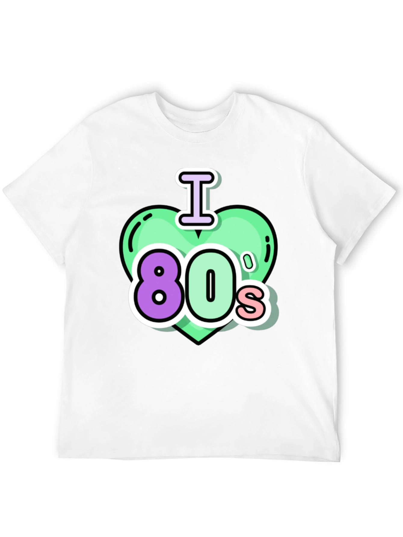 I Love the 80s Black T-Shirt