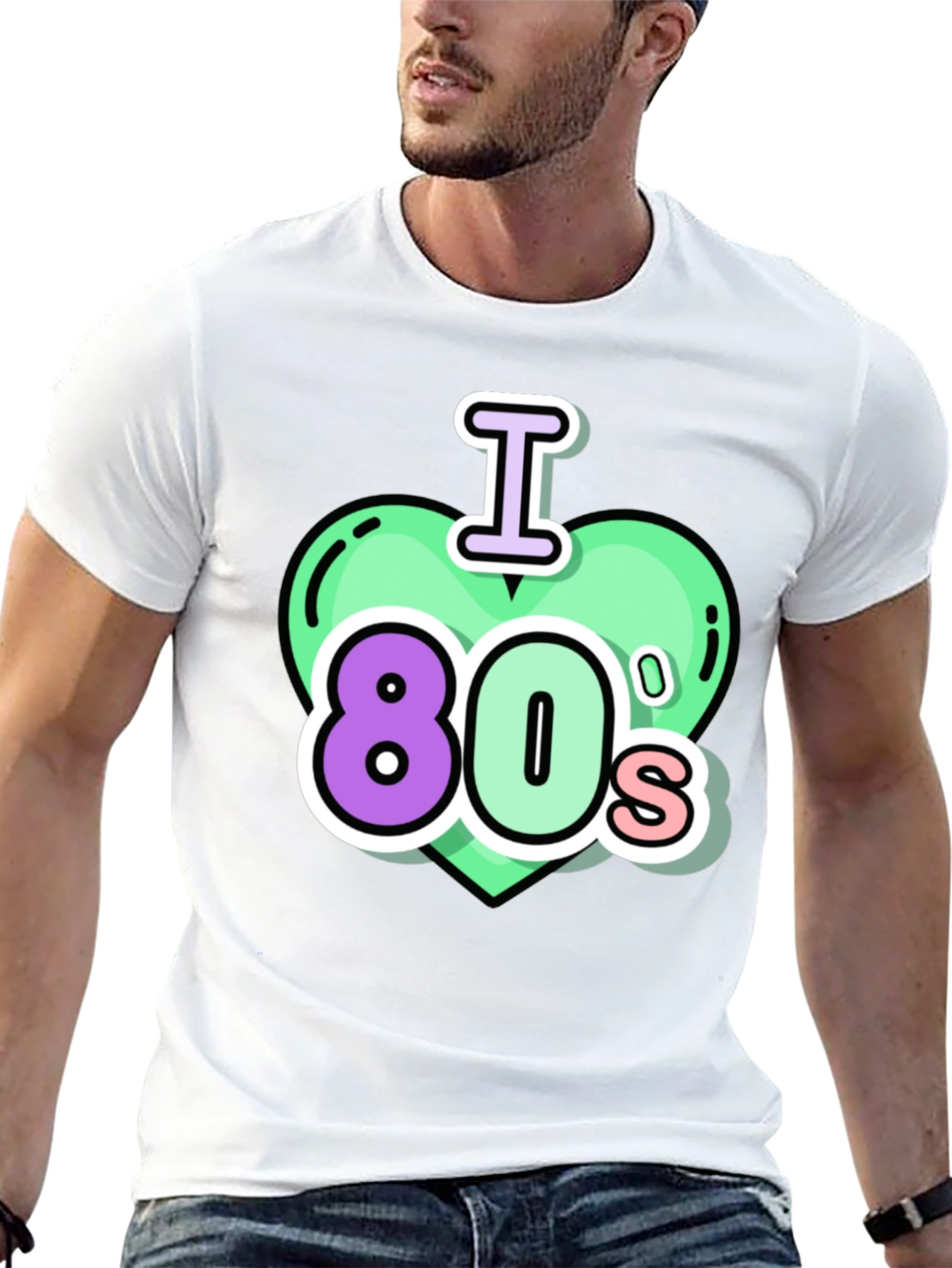 I Love the 80s Black T-Shirt