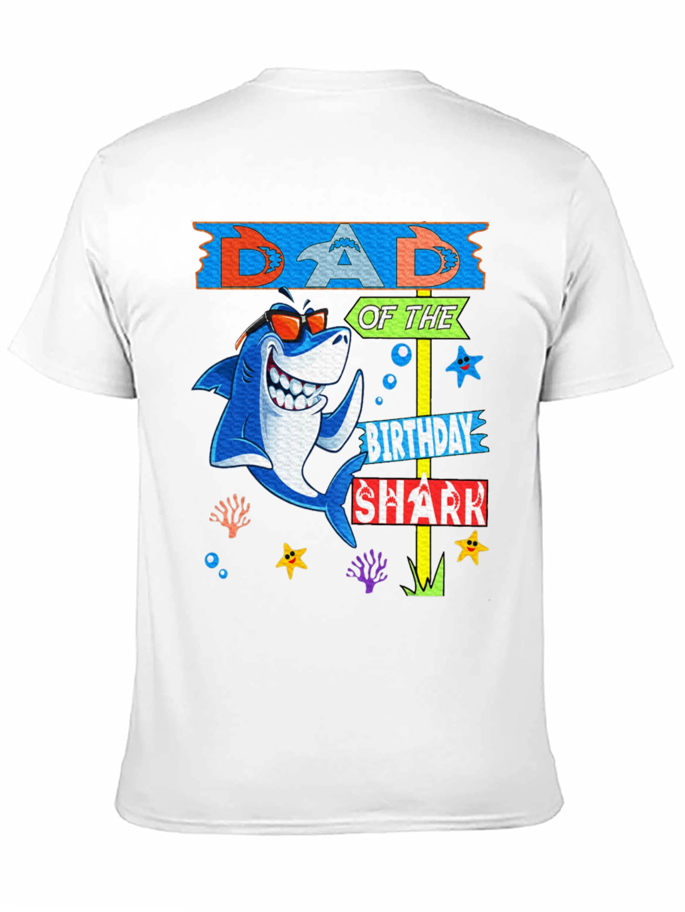 Dad of the Birthday Shark T-Shirt