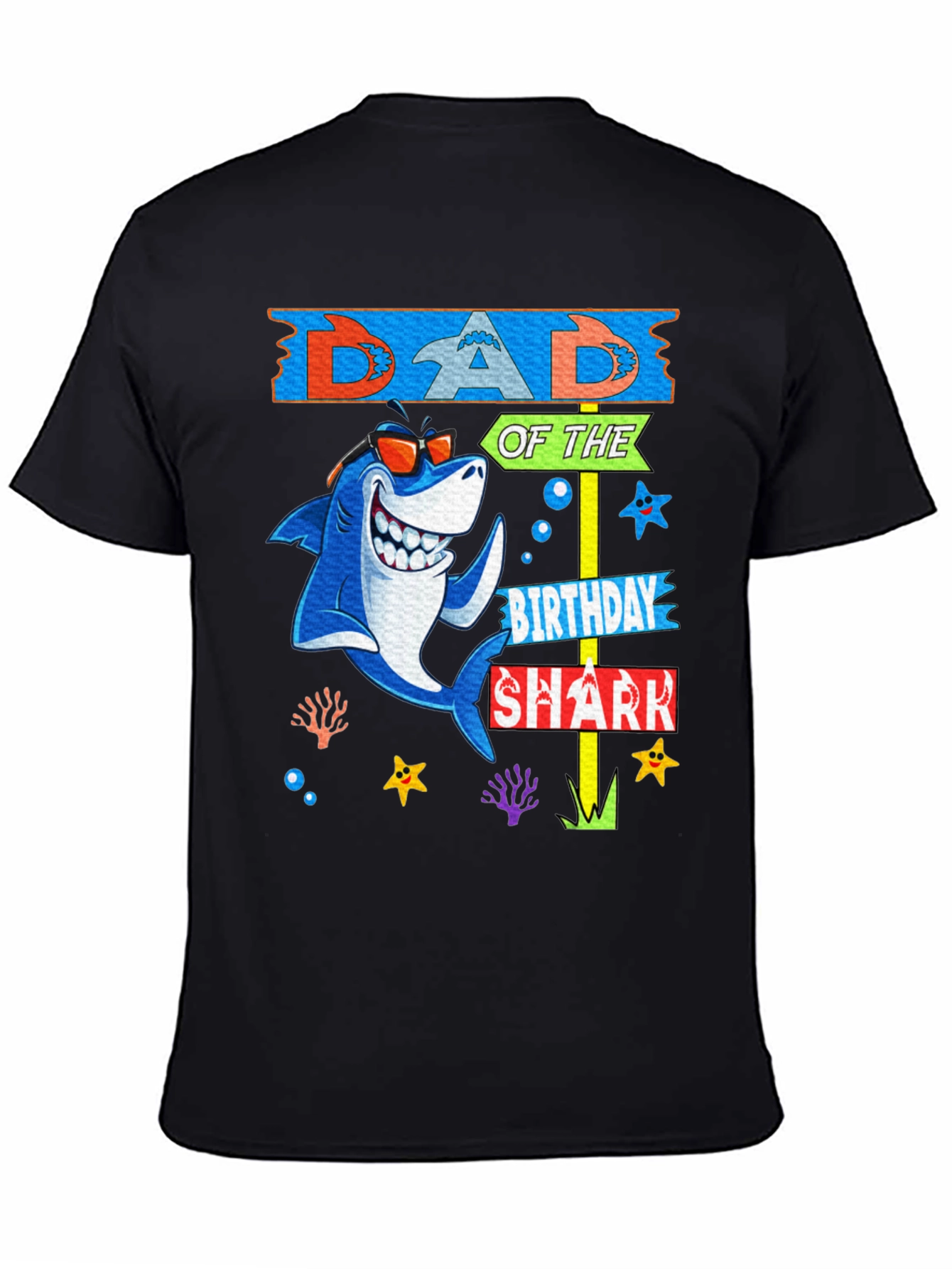 Dad of the Birthday Shark T-Shirt