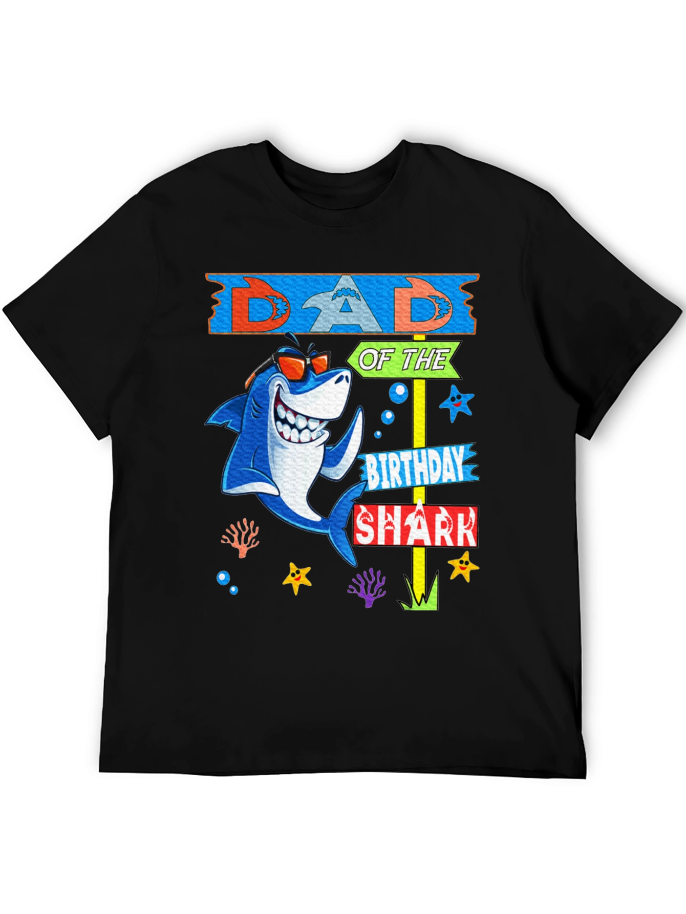 Dad of the Birthday Shark T-Shirt