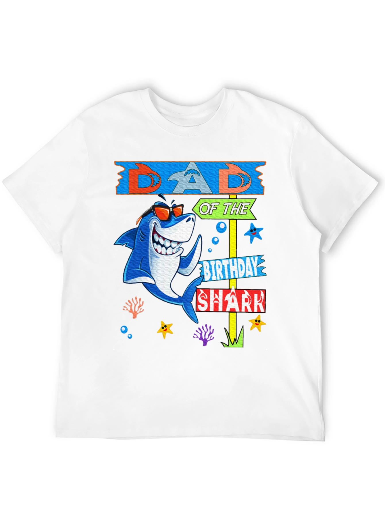 Dad of the Birthday Shark T-Shirt