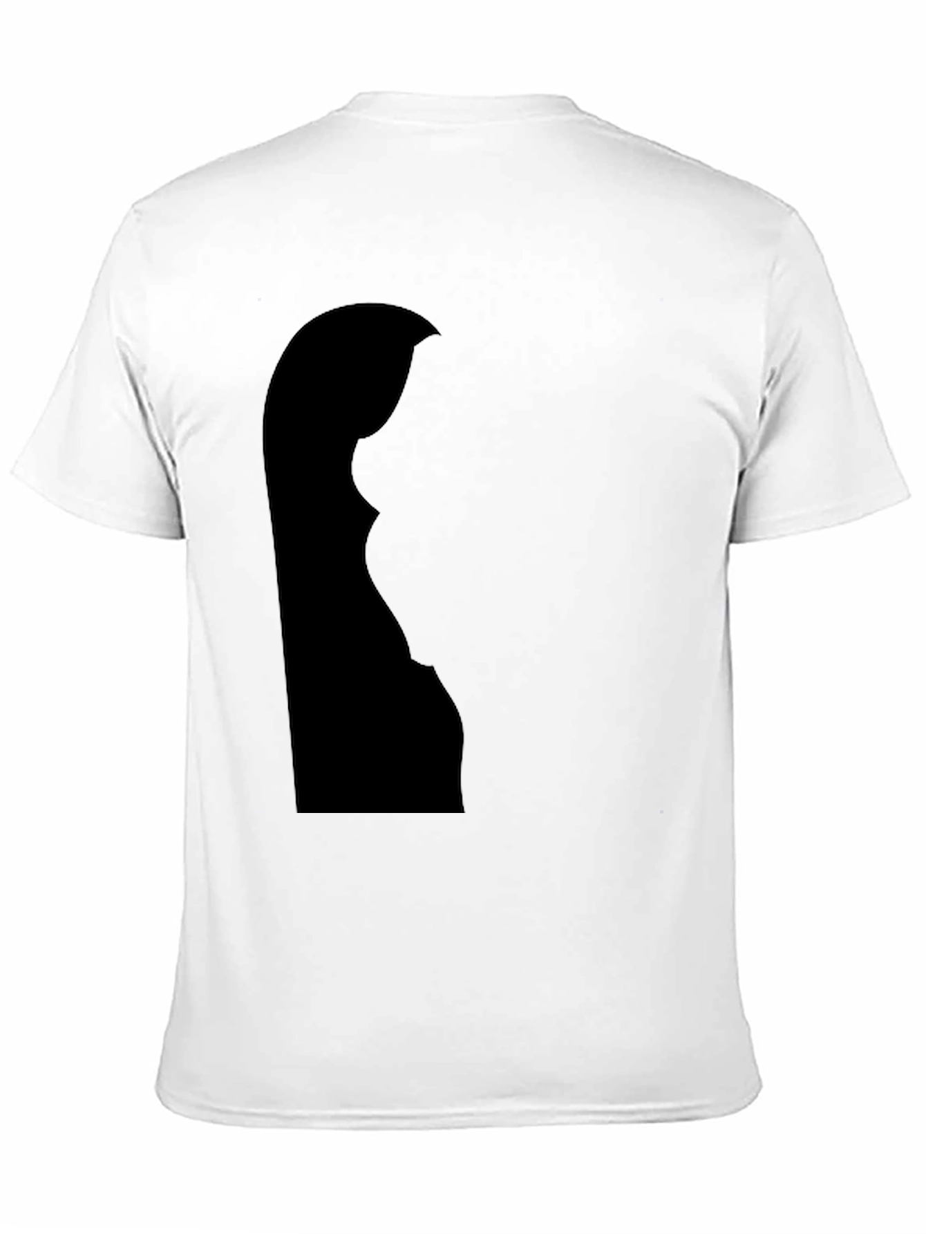 Silhouette Graphic Tee - Soft Black Cotton Blend