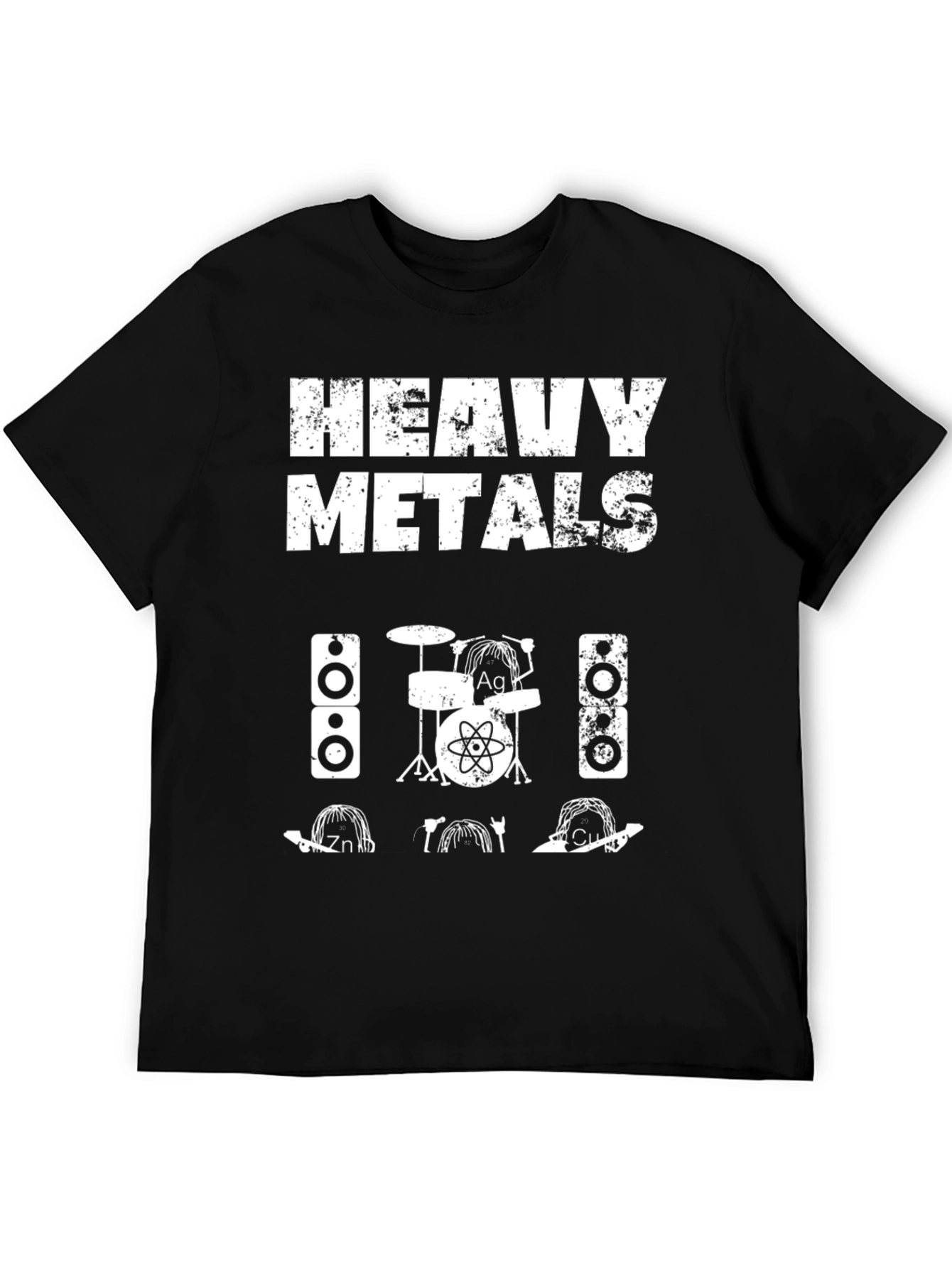 Heavy Metals T-Shirt - Band & Chemistry Humor