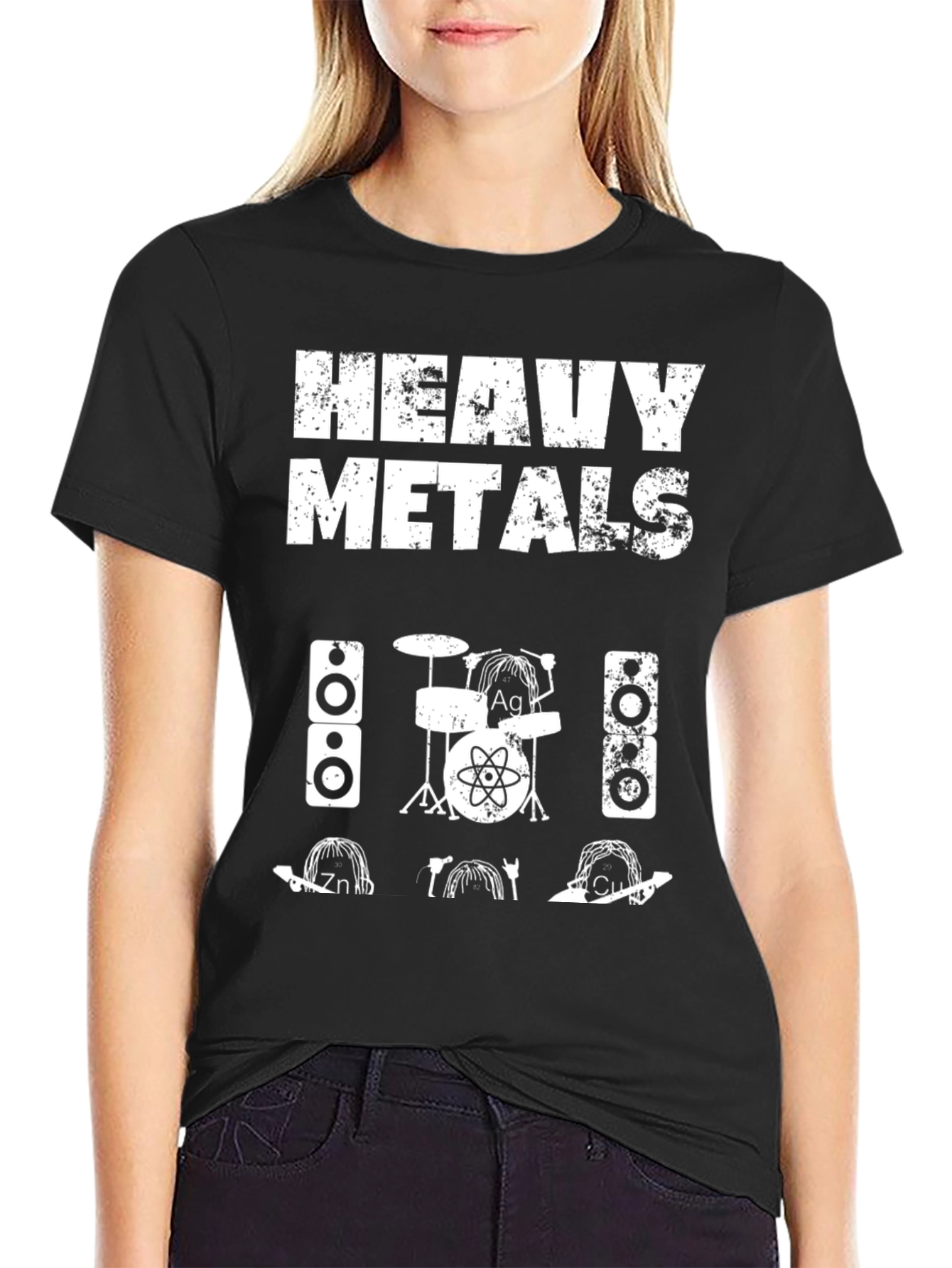 Heavy Metals T-Shirt - Band & Chemistry Humor