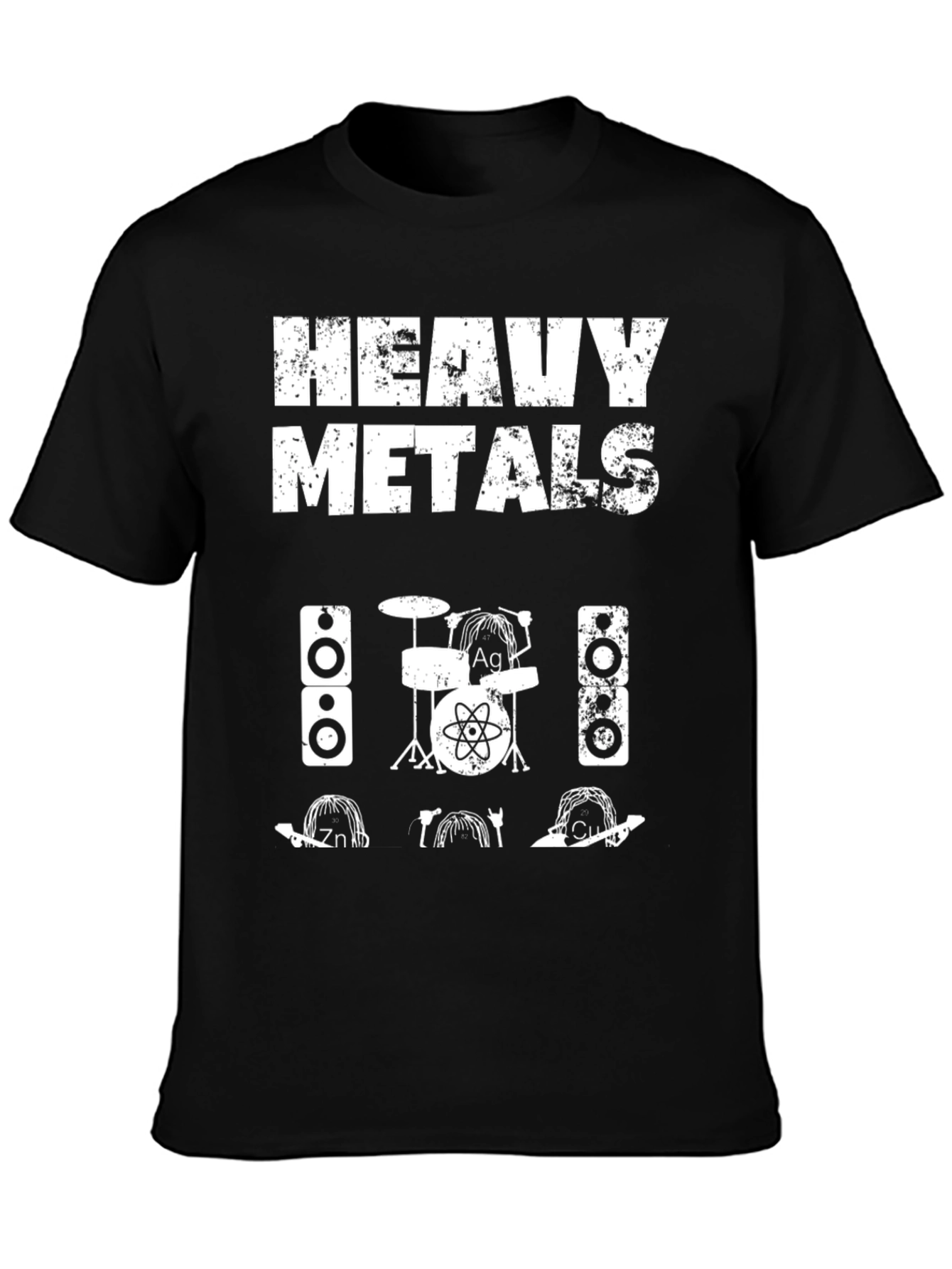 Heavy Metals T-Shirt - Band & Chemistry Humor