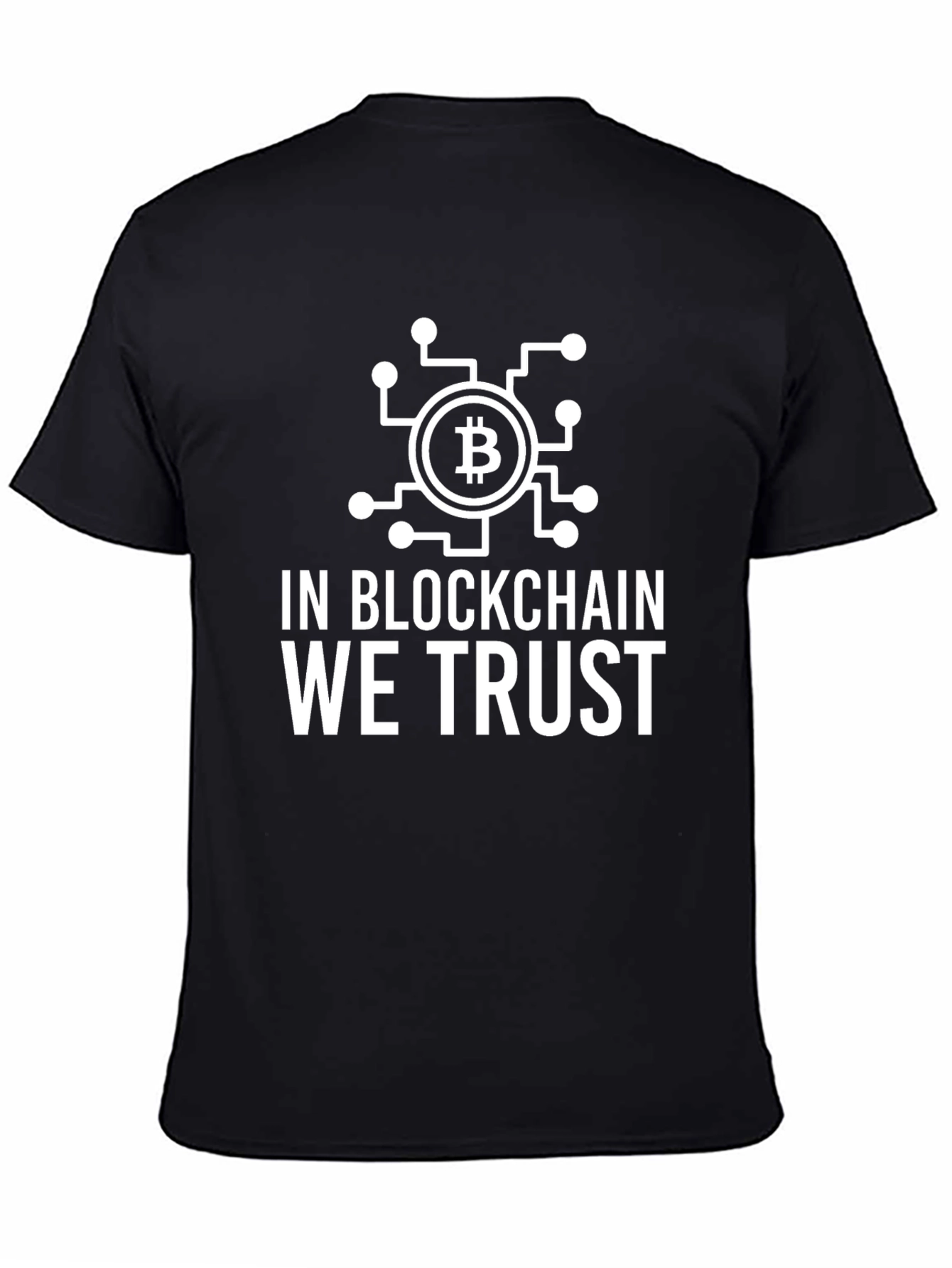 Bitcoin Blockchain Trust Graphic Tee - Crypto T-Shirt