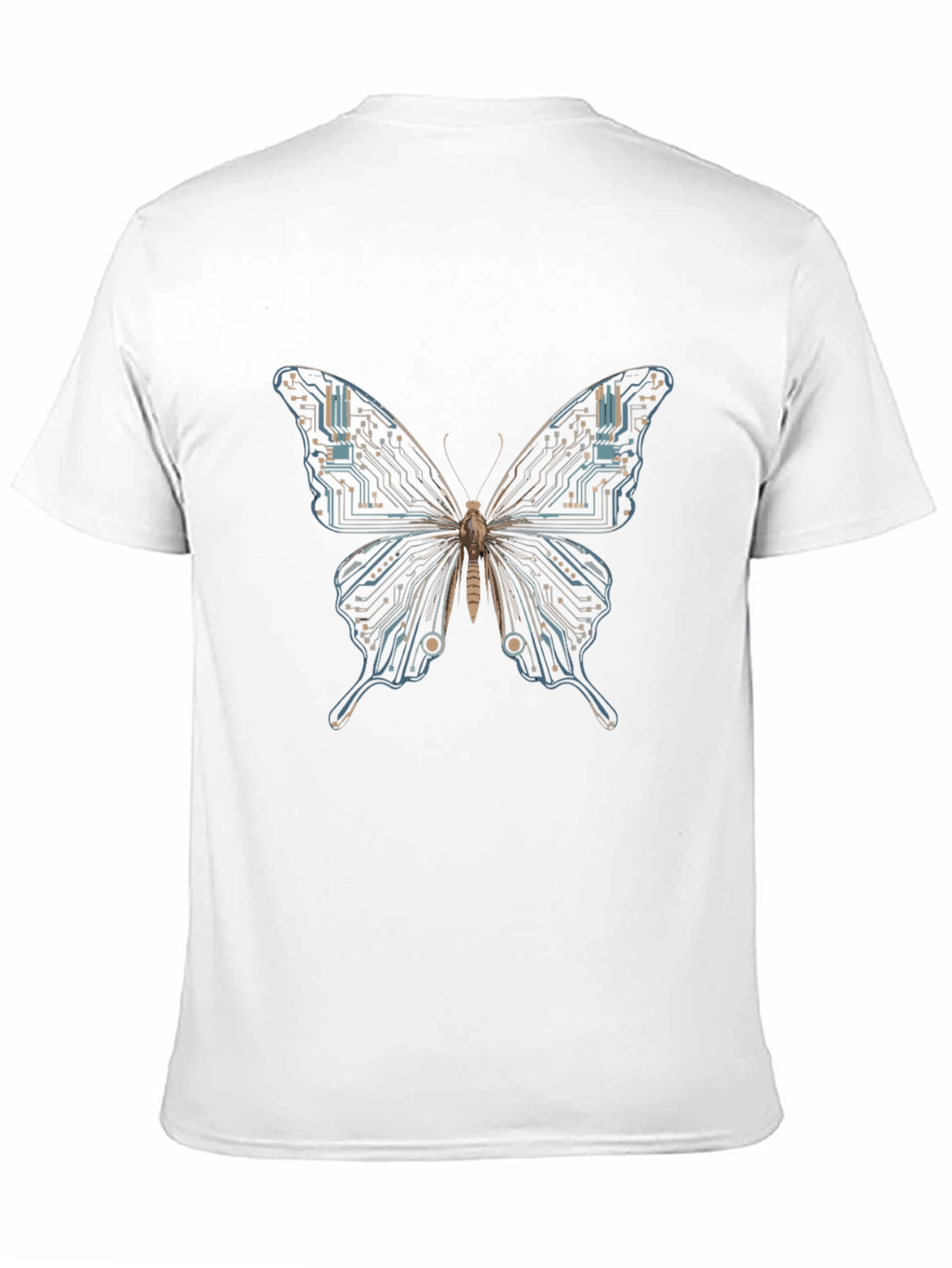 Tech Butterfly Black T-Shirt