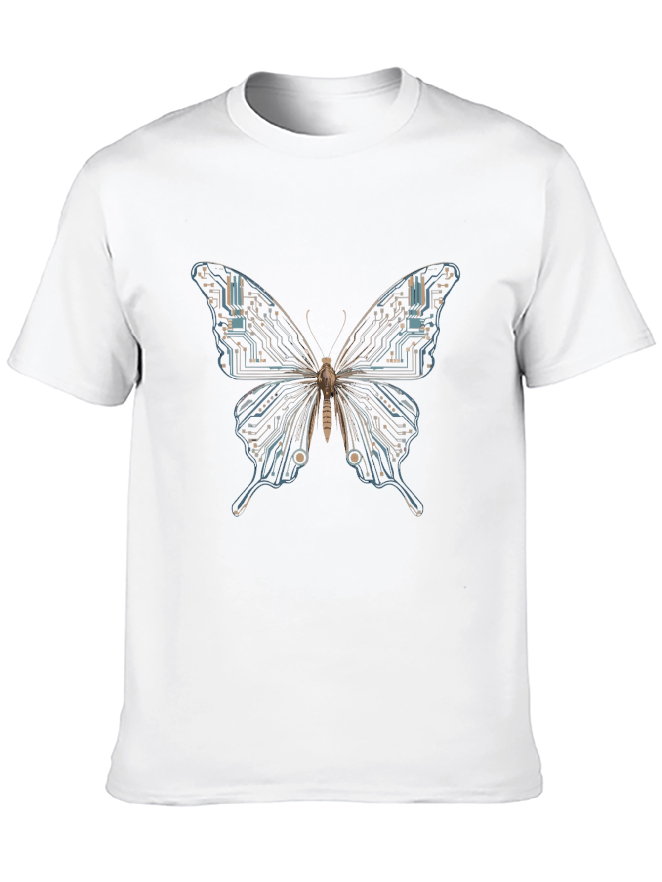 Tech Butterfly Black T-Shirt