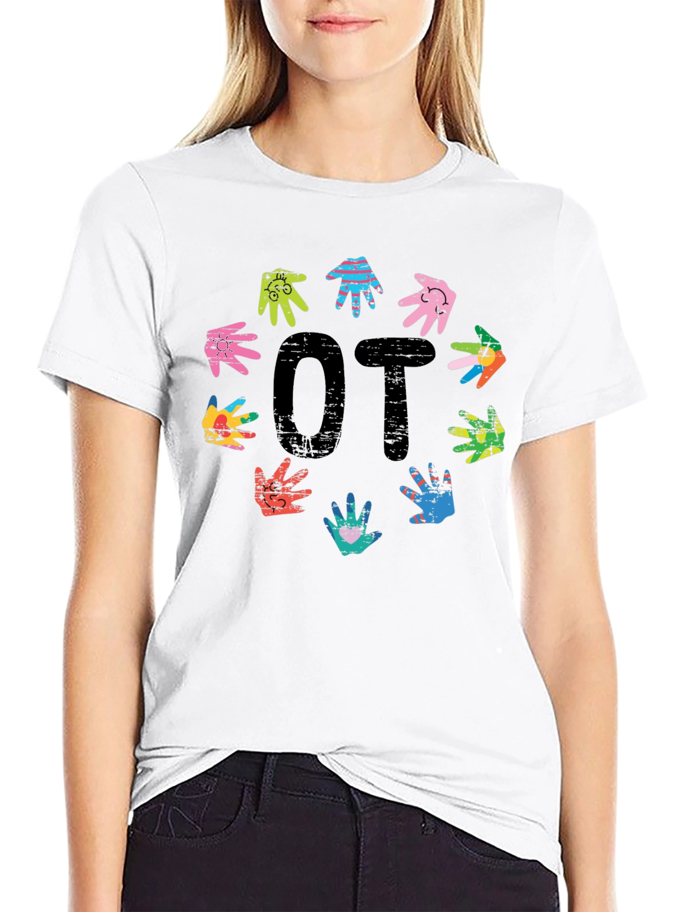 Occupational Therapy OT Hands Graphic T-Shirt