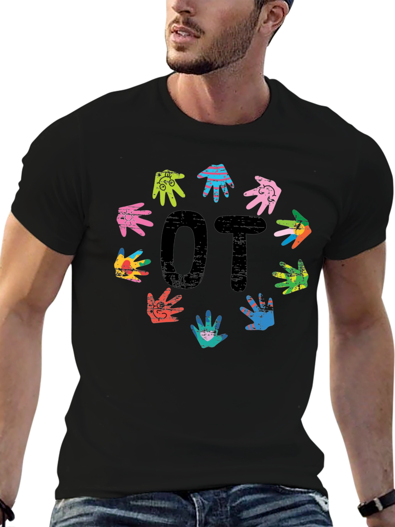 Occupational Therapy OT Hands Graphic T-Shirt