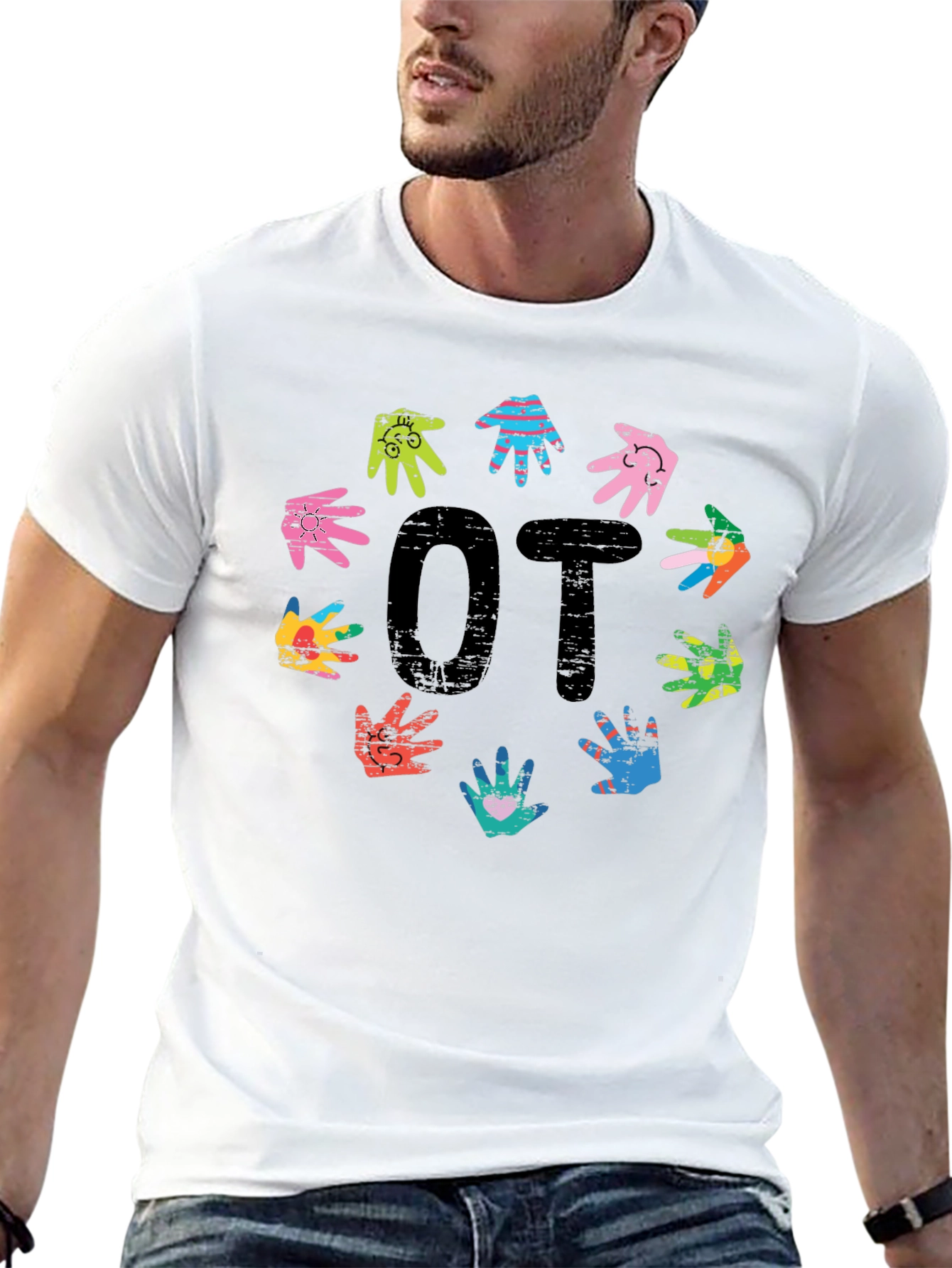 Occupational Therapy OT Hands Graphic T-Shirt
