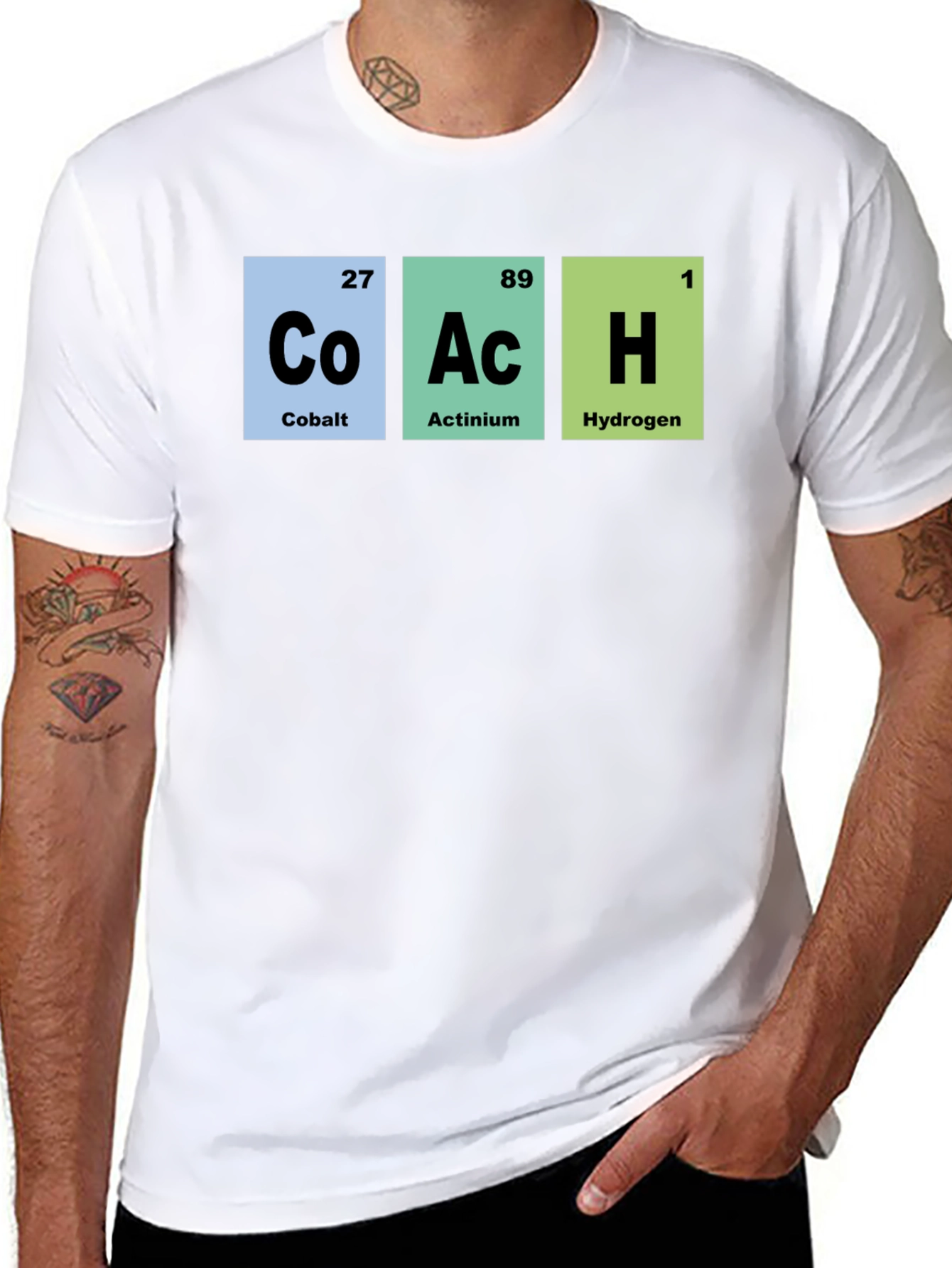 Periodic Table Coach T-Shirt - Chemistry Elements