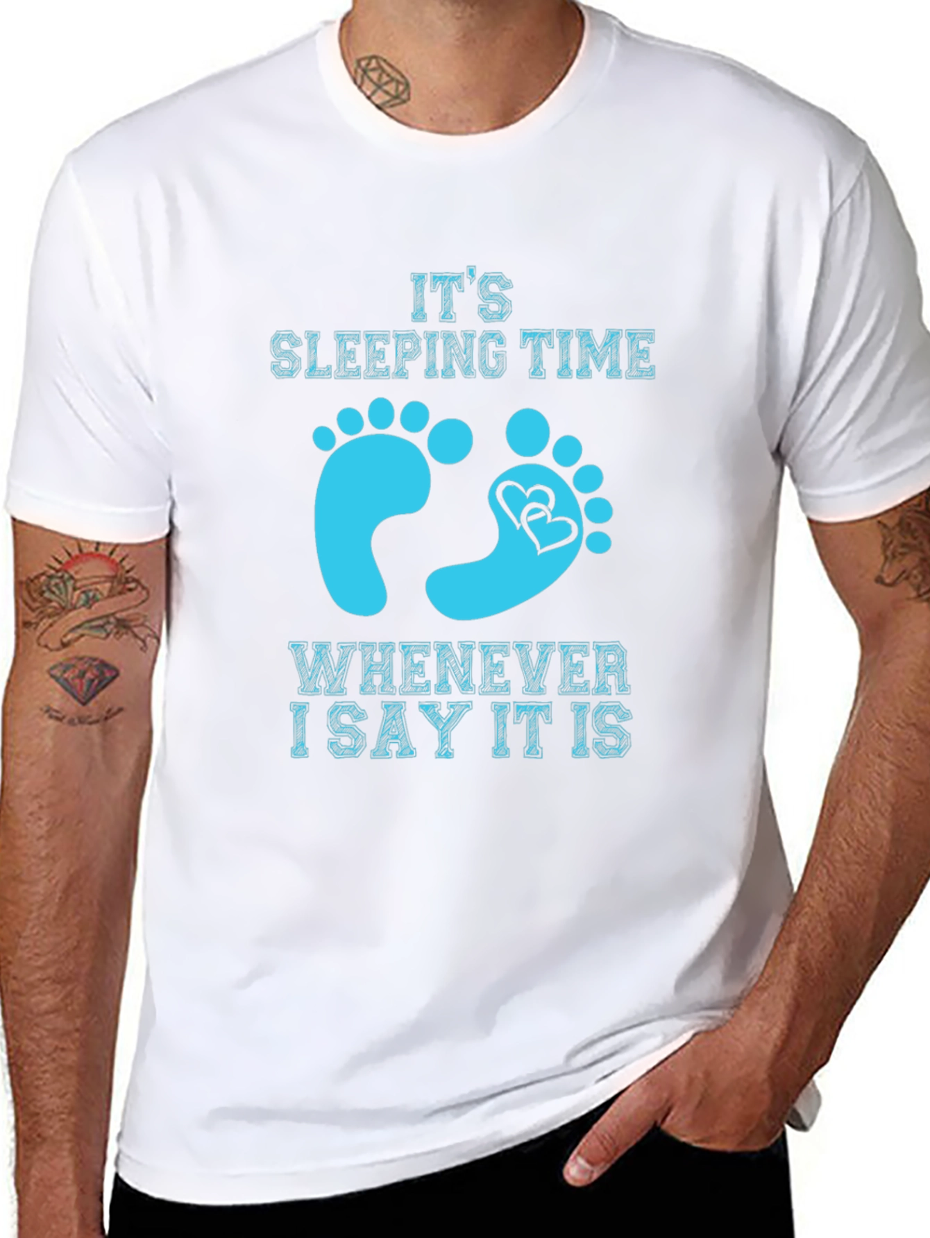Its Sleeping Time Baby T-Shirt