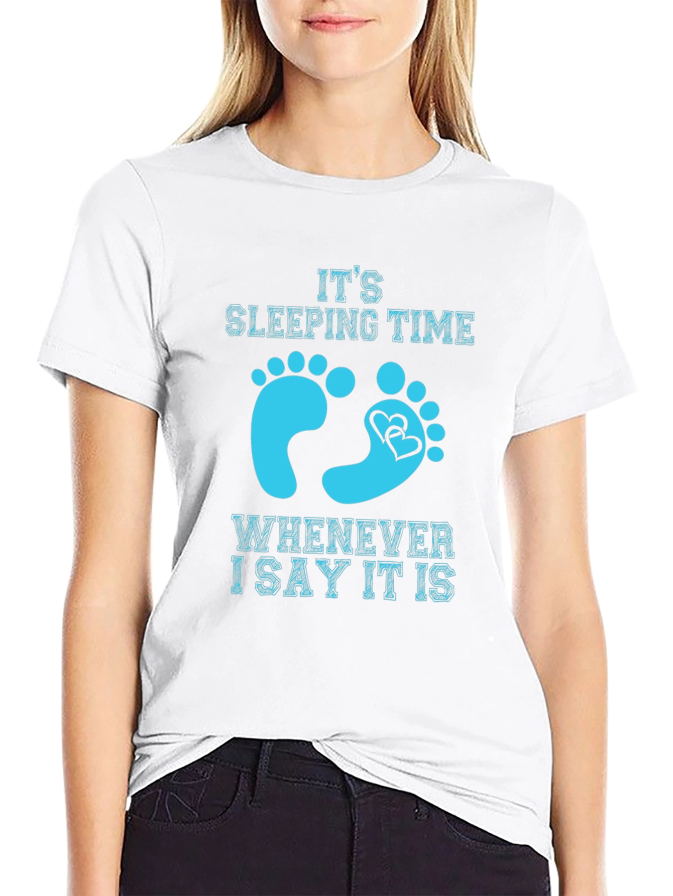 Its Sleeping Time Baby T-Shirt