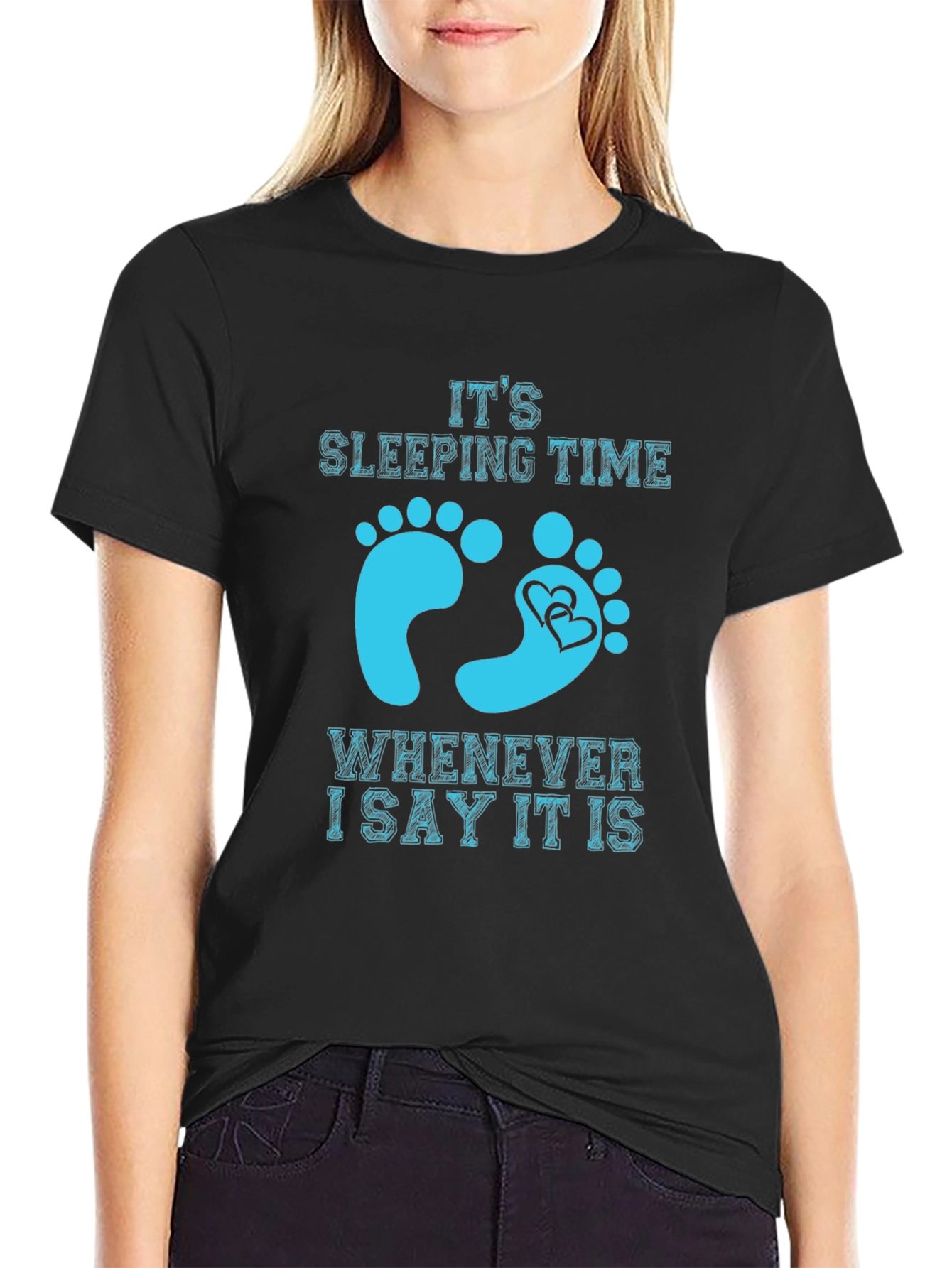 Its Sleeping Time Baby T-Shirt