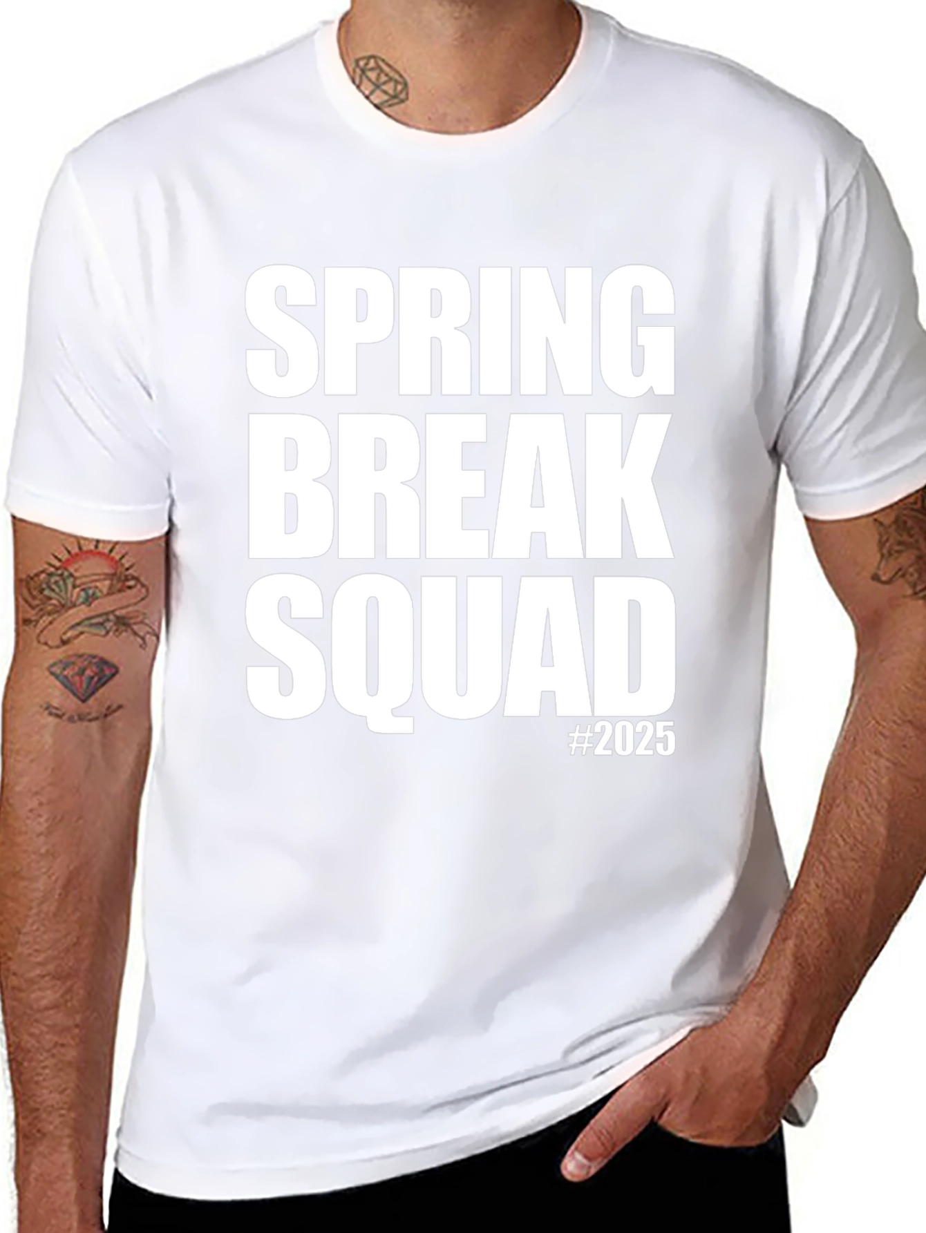 Spring Break Squad 2025 T-Shirt - Fun Vacation Tee