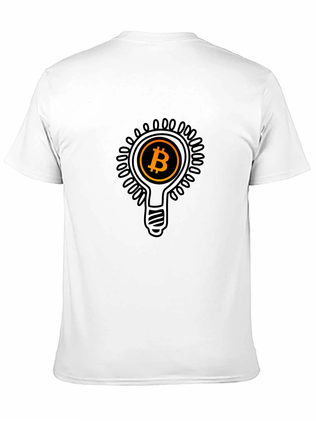 Bitcoin Idea Mens Black T-Shirt