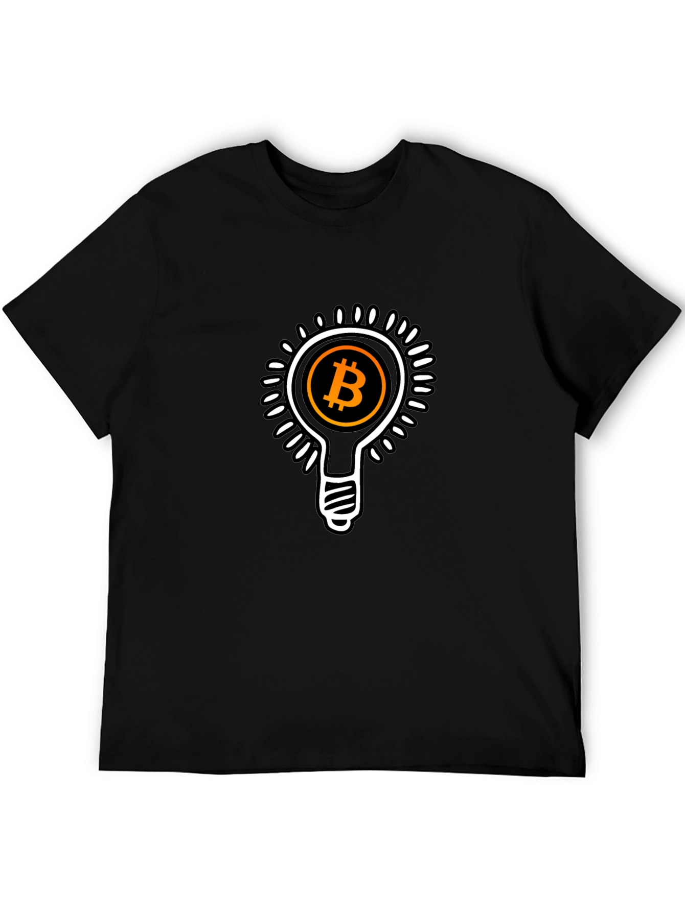 Bitcoin Idea Mens Black T-Shirt