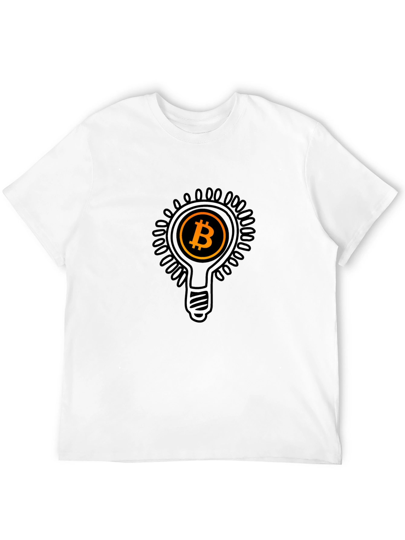 Bitcoin Idea Mens Black T-Shirt