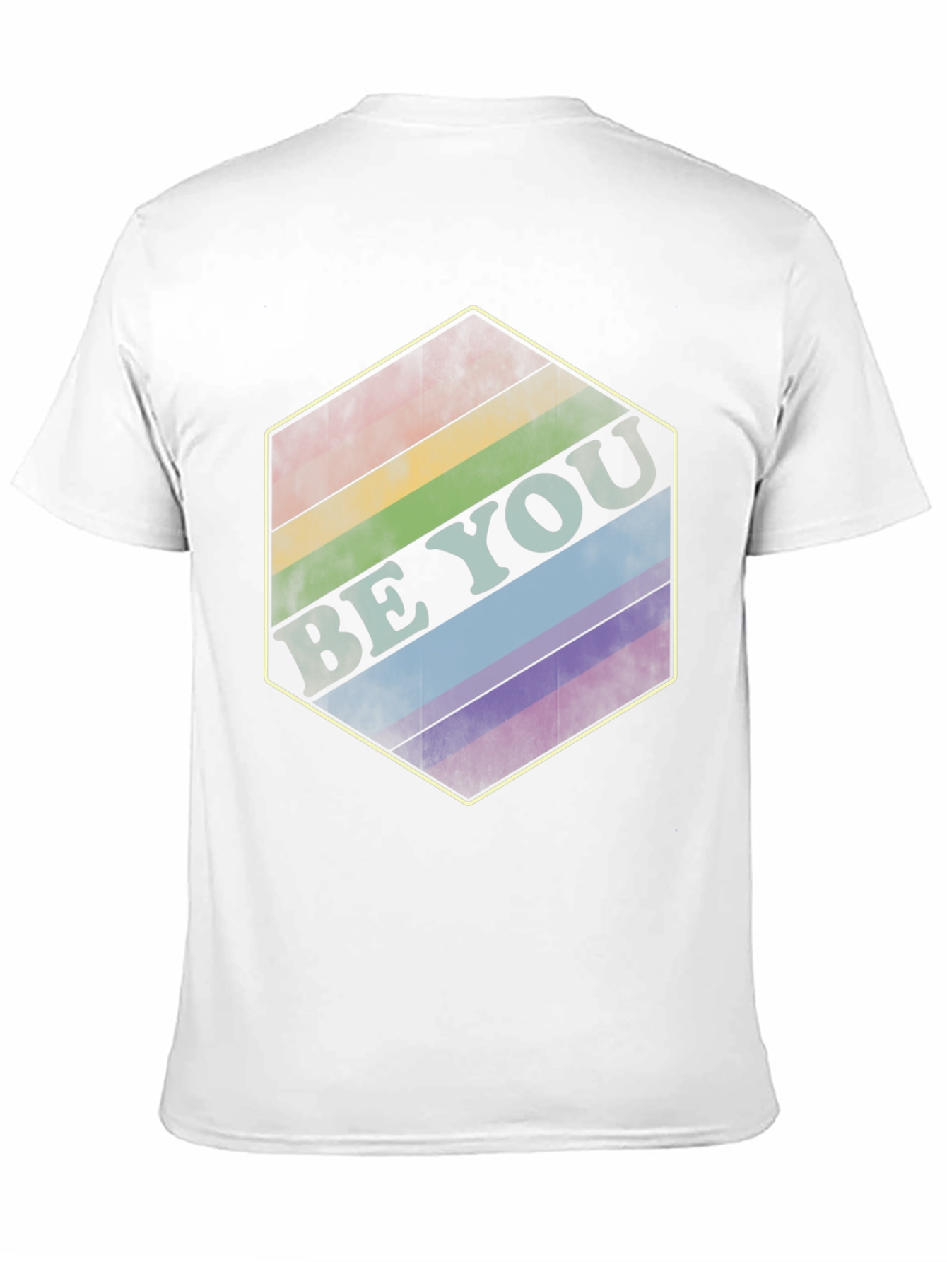 Be You Rainbow Hexagon Tee
