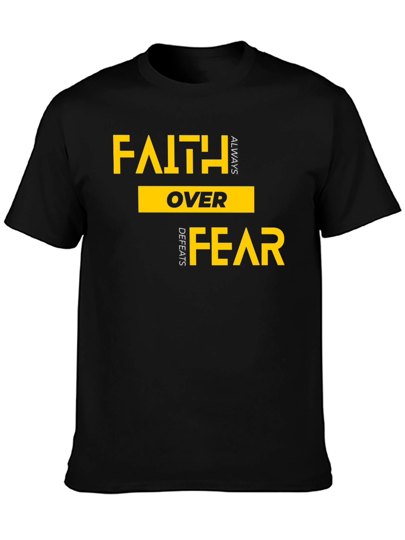 Faith Over Fear T-Shirt - Inspirational Graphic Tee