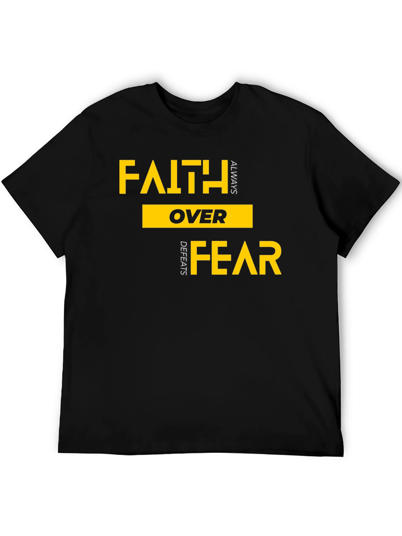 Faith Over Fear T-Shirt - Inspirational Graphic Tee