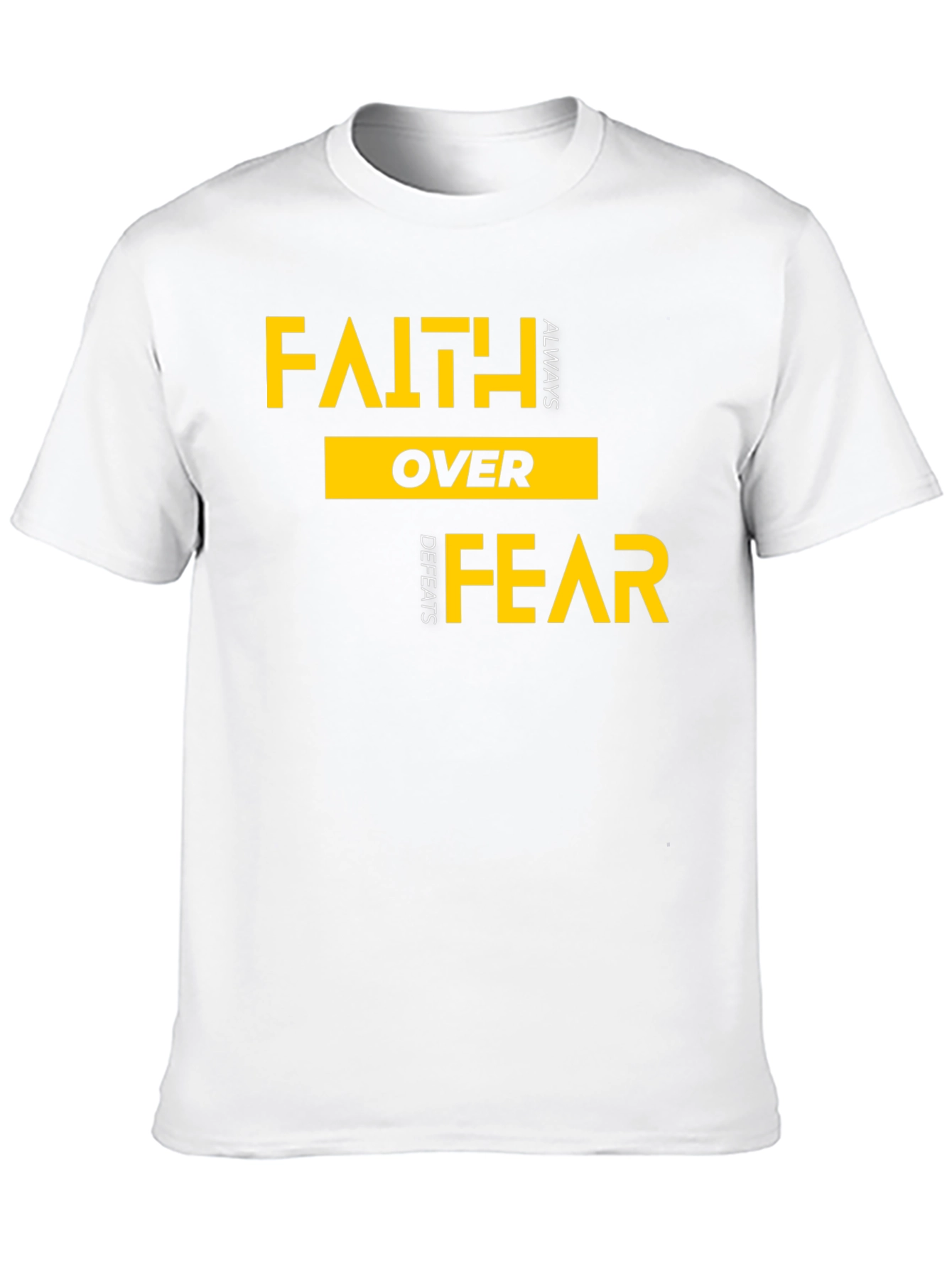 Faith Over Fear T-Shirt - Inspirational Graphic Tee