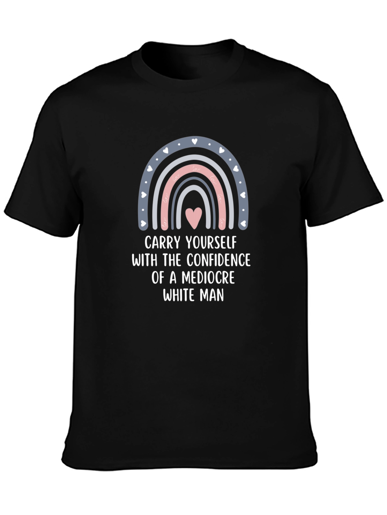 Carry Yourself T-Shirt - Confidence Rainbow Tee