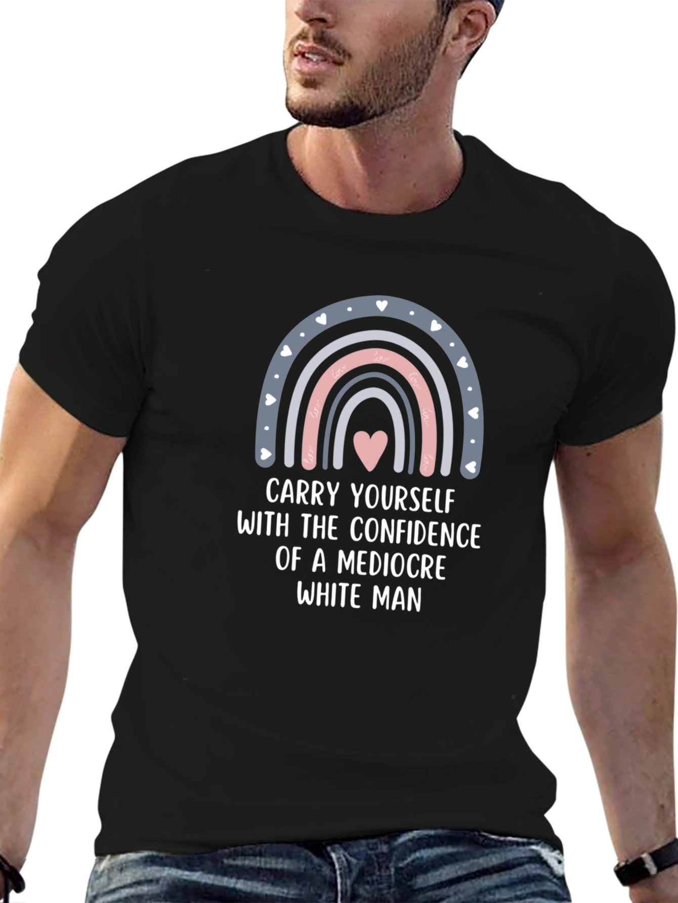 Carry Yourself T-Shirt - Confidence Rainbow Tee