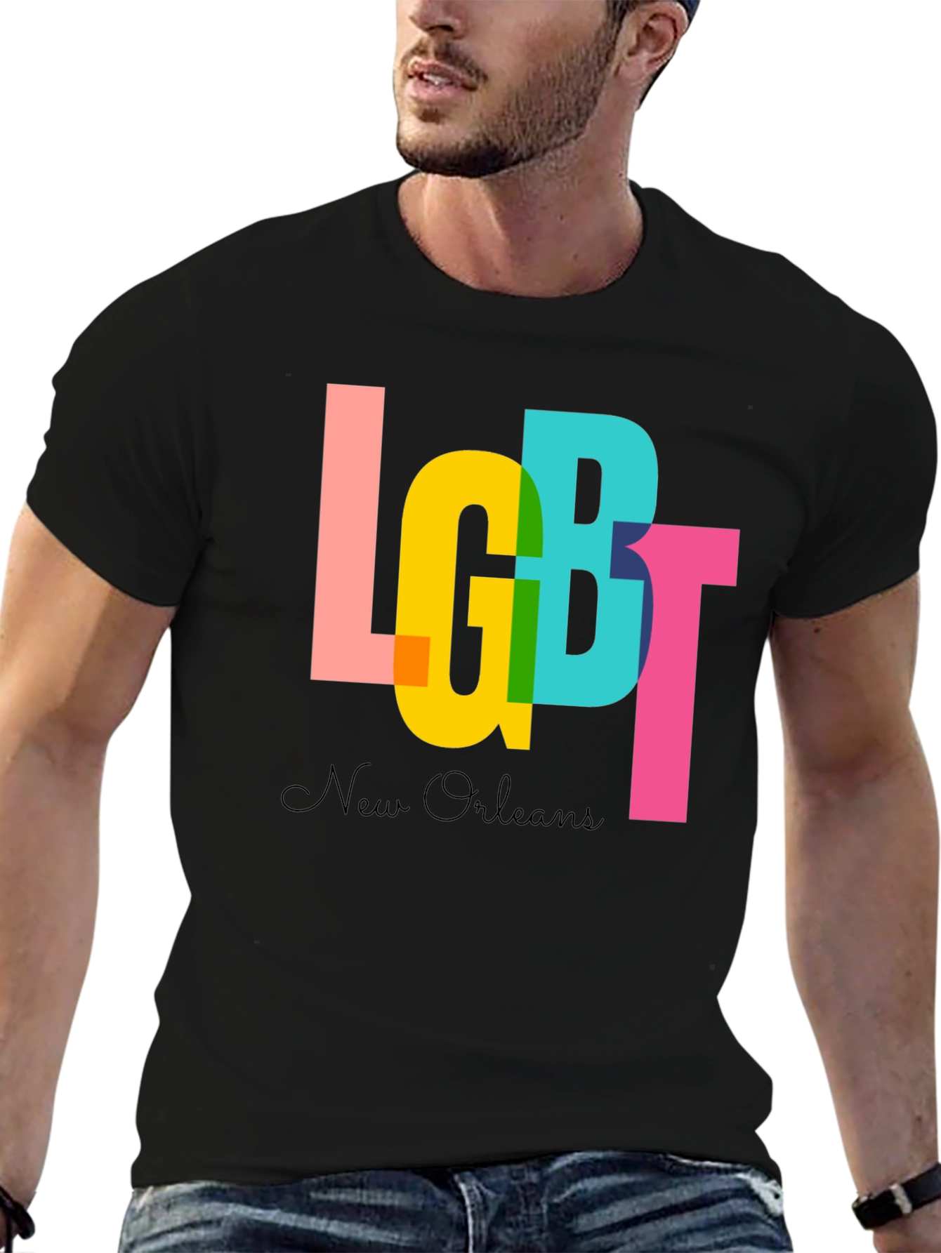 LGBT New Orleans Graphic Tee