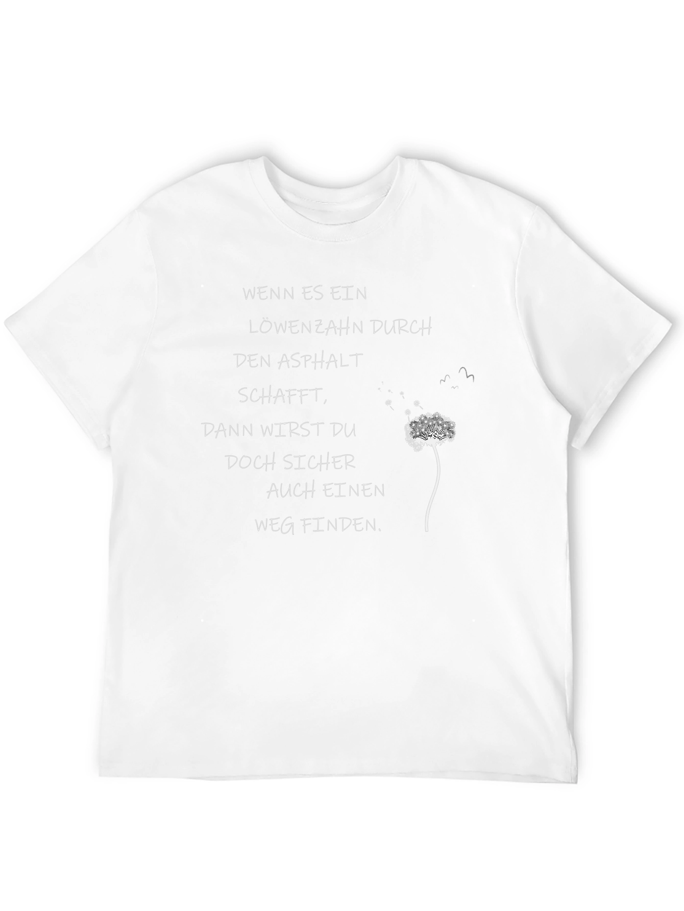 Motivational Dandelion Print Tee
